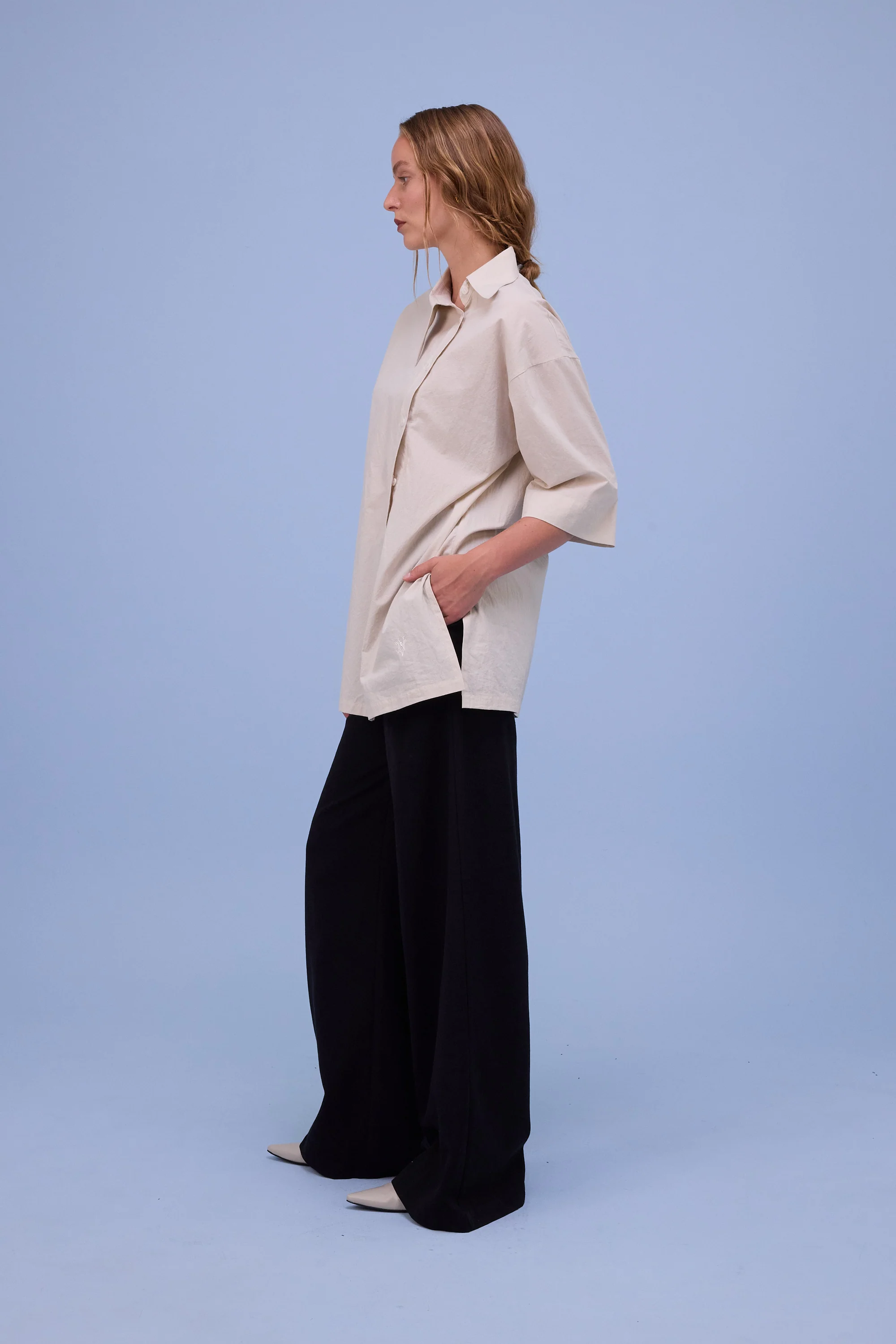 Hestia hemd in chalk white - Image 2