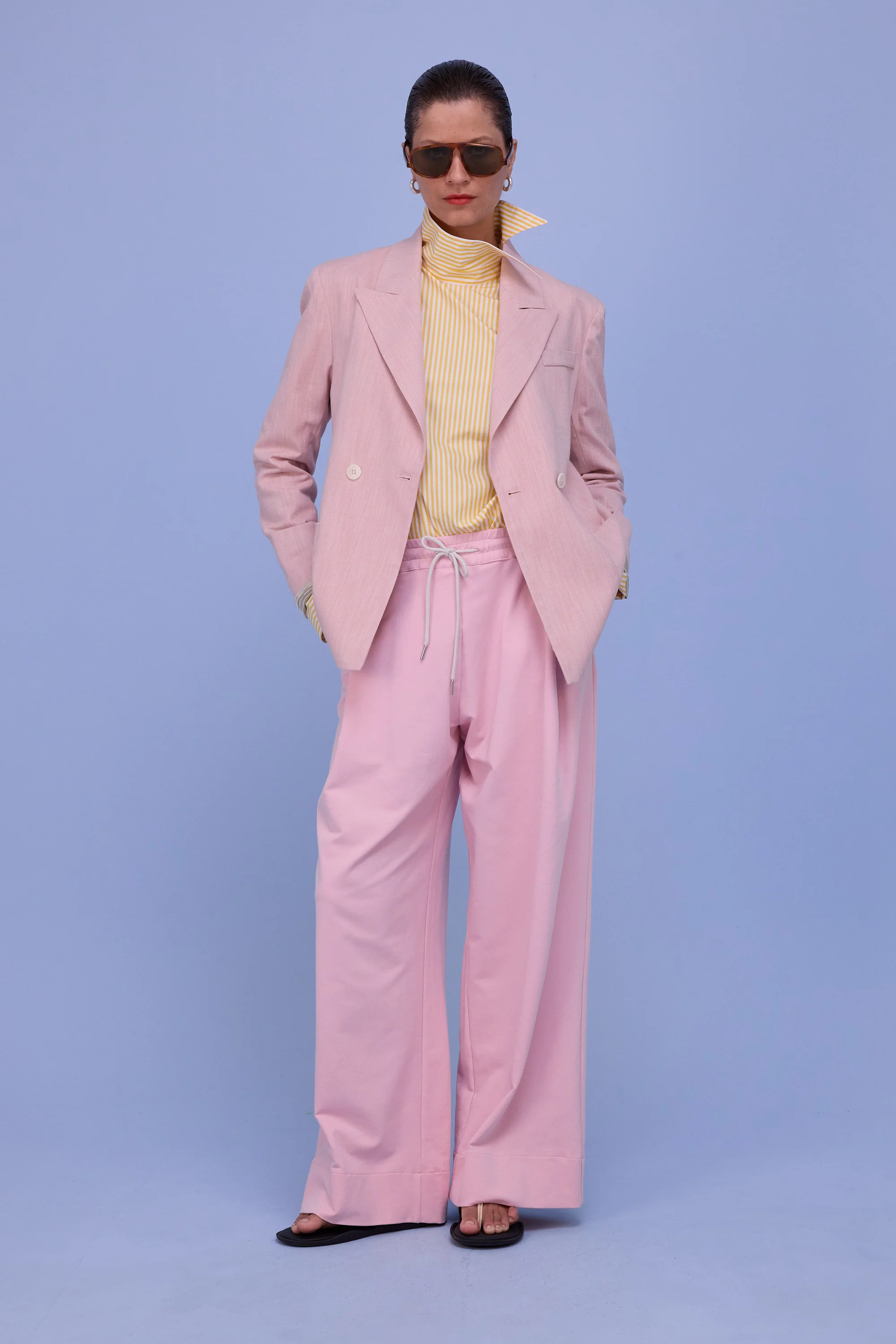 Davos blazer in soft rose - Image 5