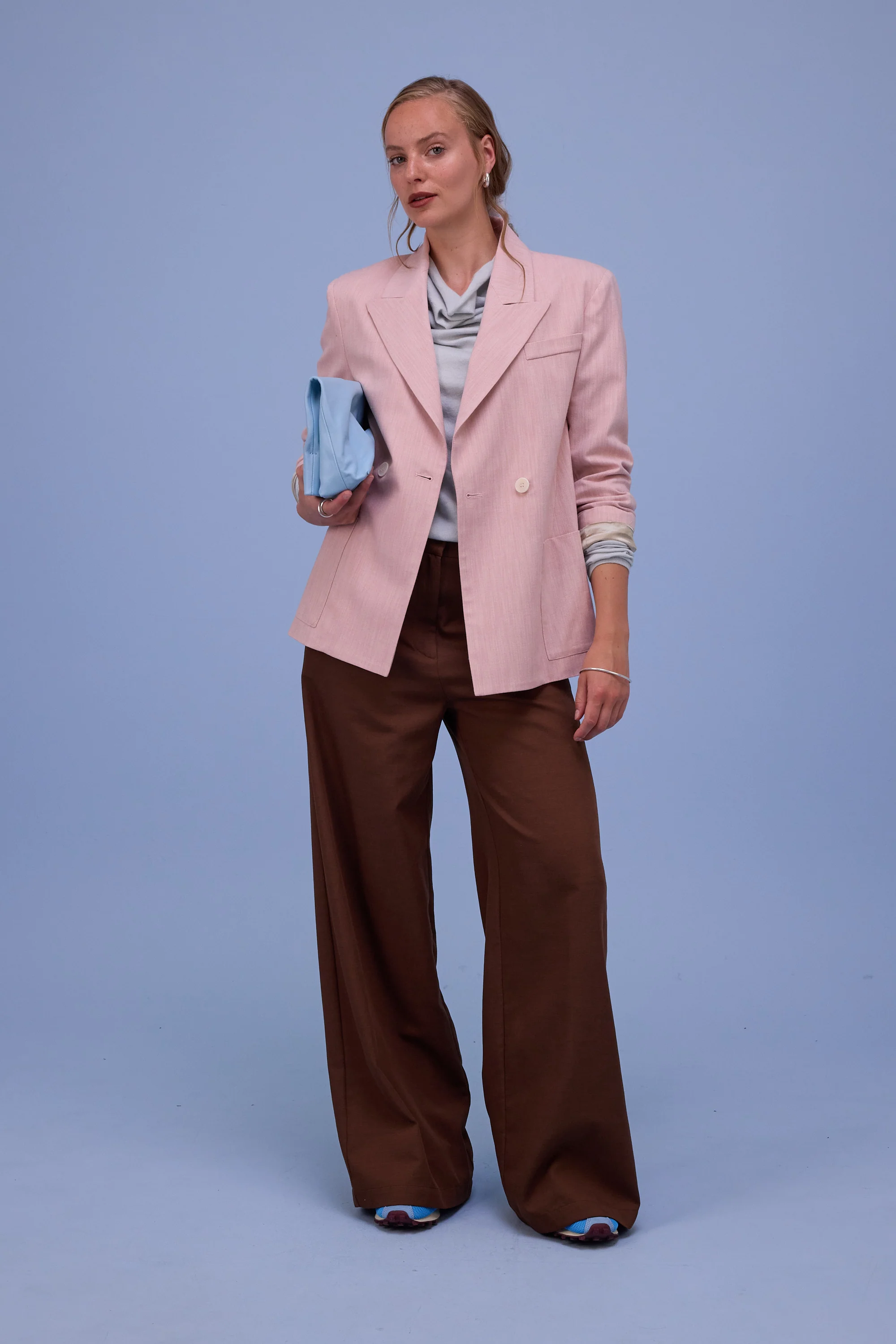 Davos blazer in soft rose - Image 6