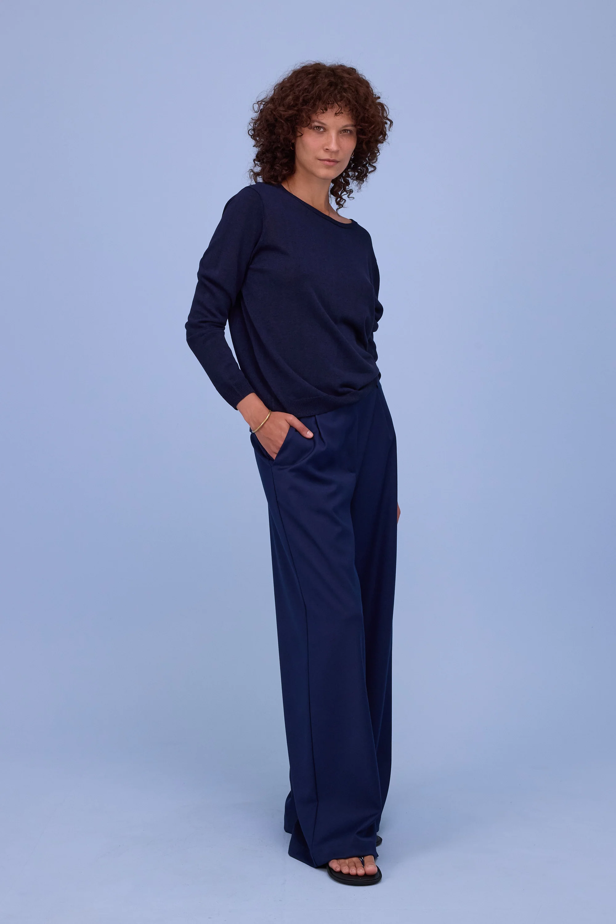 Zoella broek in navy - Image 5