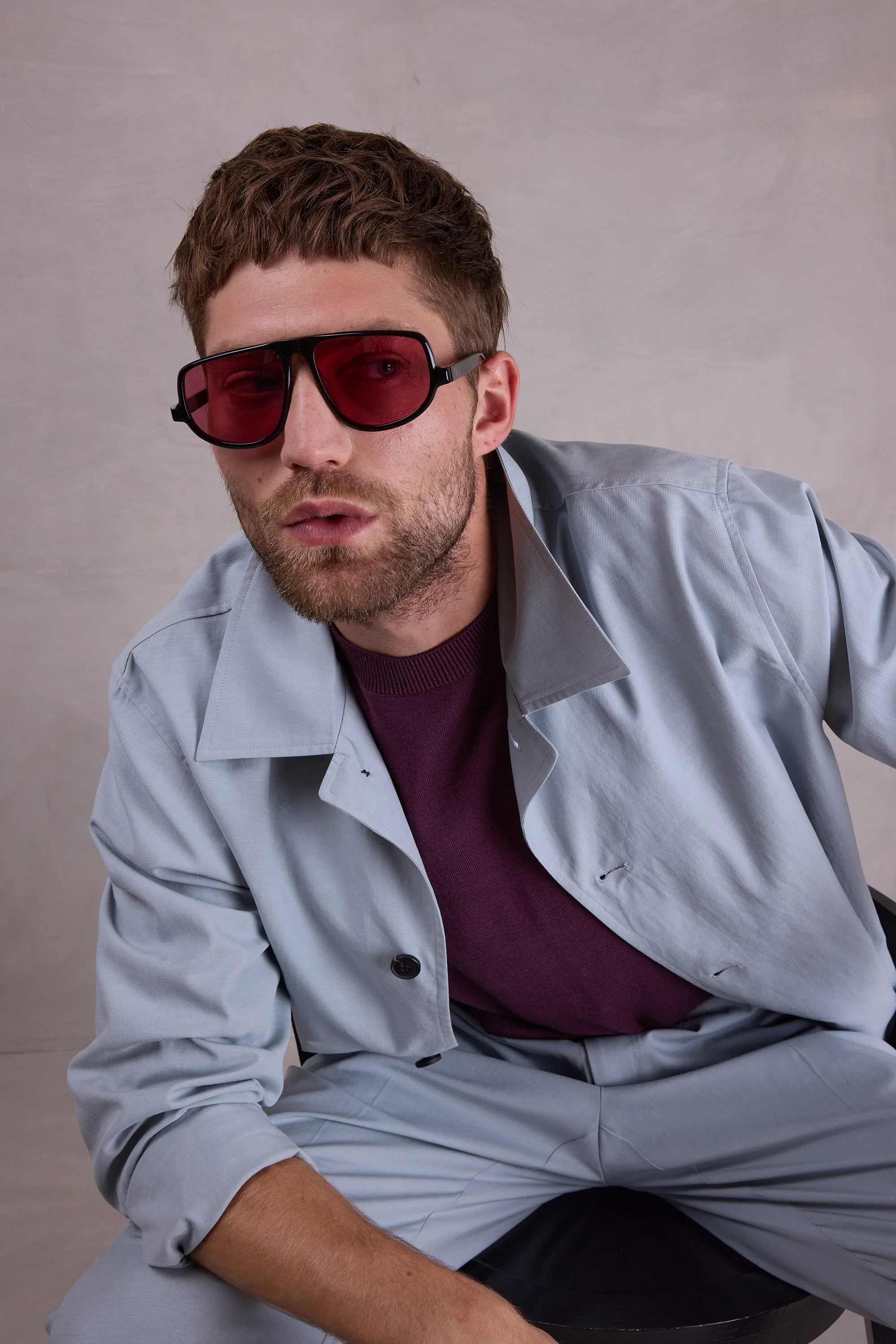 Felice zonnebril in dark tortoise / cherry - Image 6
