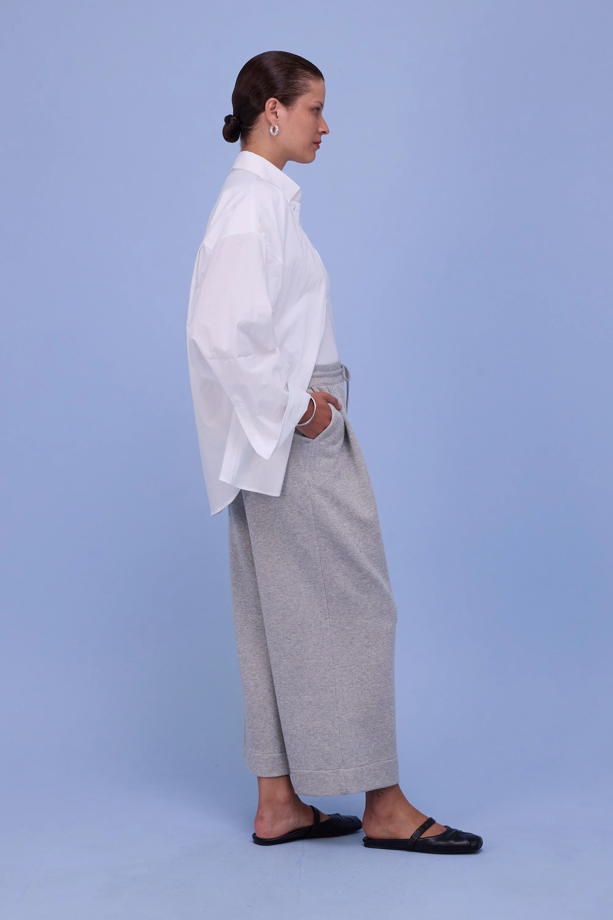 Helier broek in silver lurex - Image 8