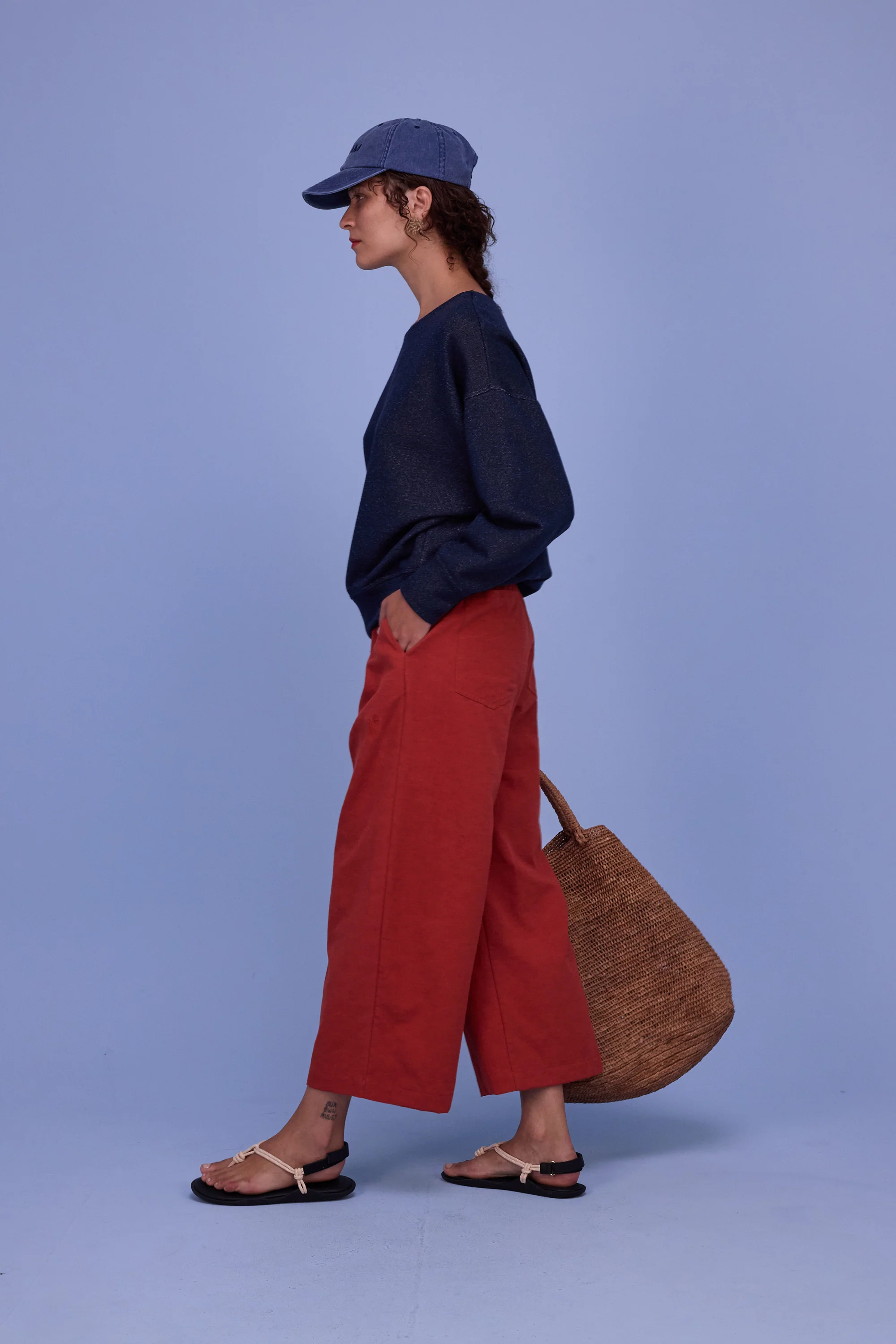 Gisele sweater in night blue lurex - Image 2