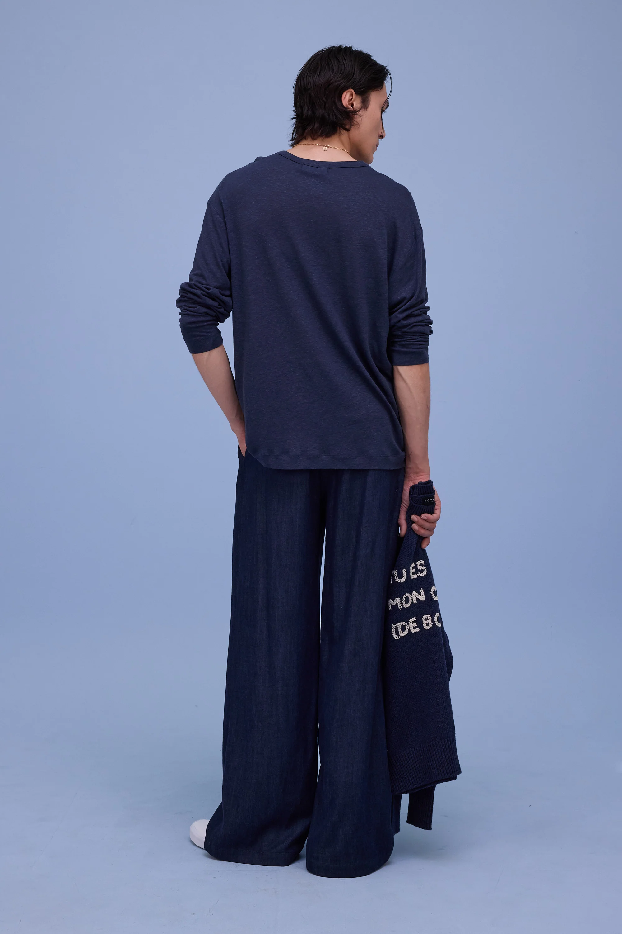 Geoff navy T-shirt - Image 5