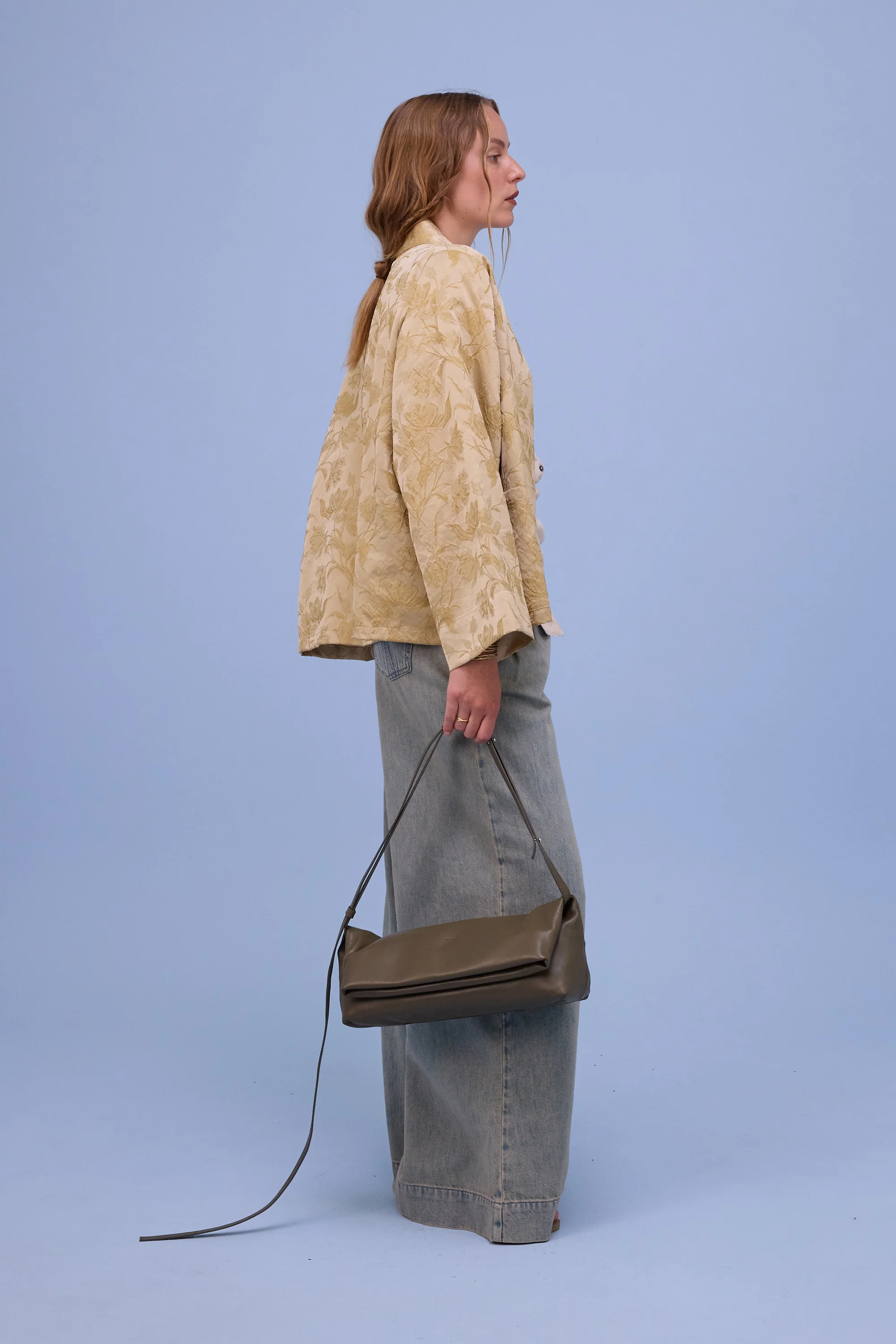 Flenn kimono in golden glow jacquard - Image 5