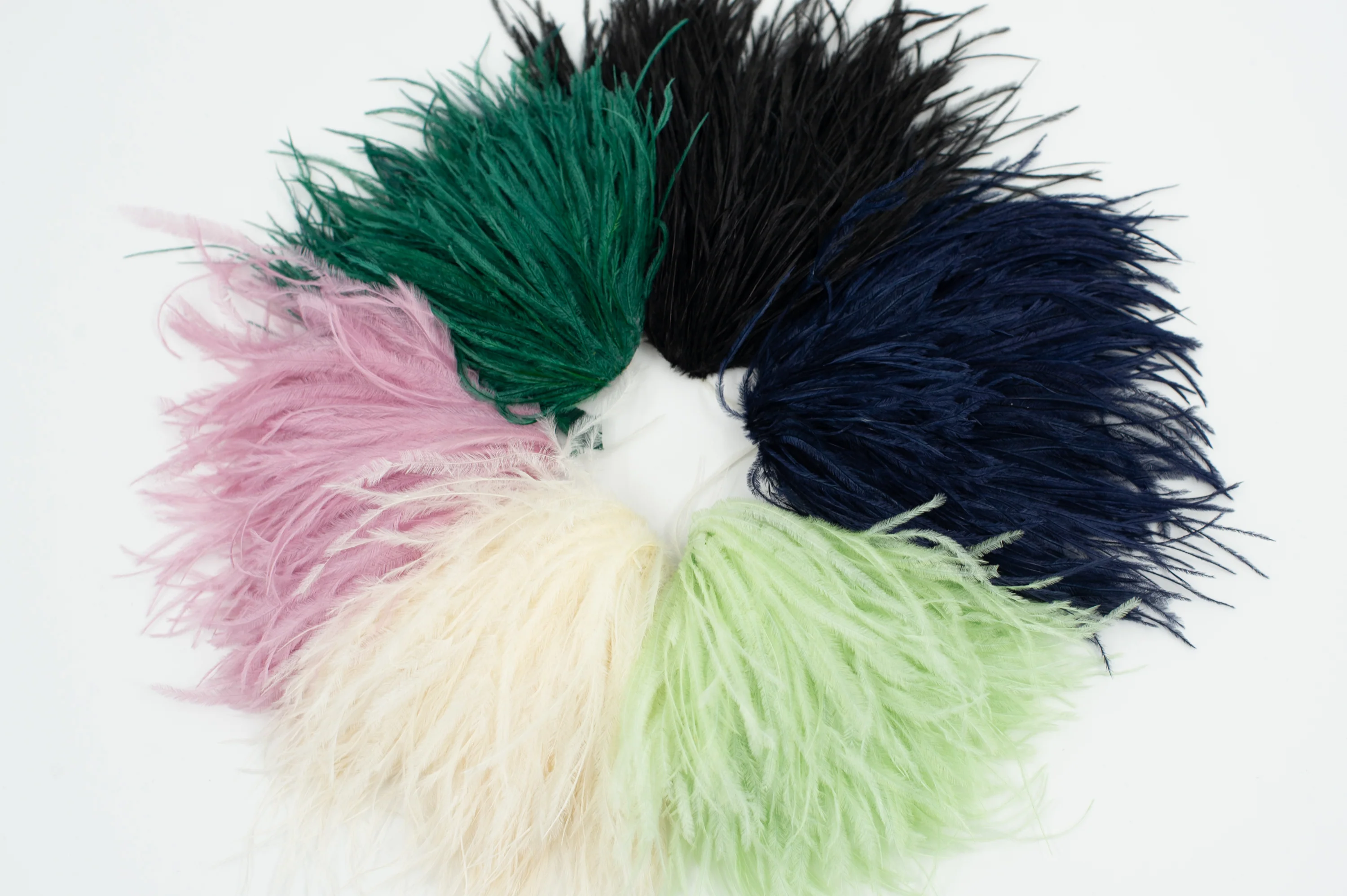 Zaza broche met veren in ecru - Image 4