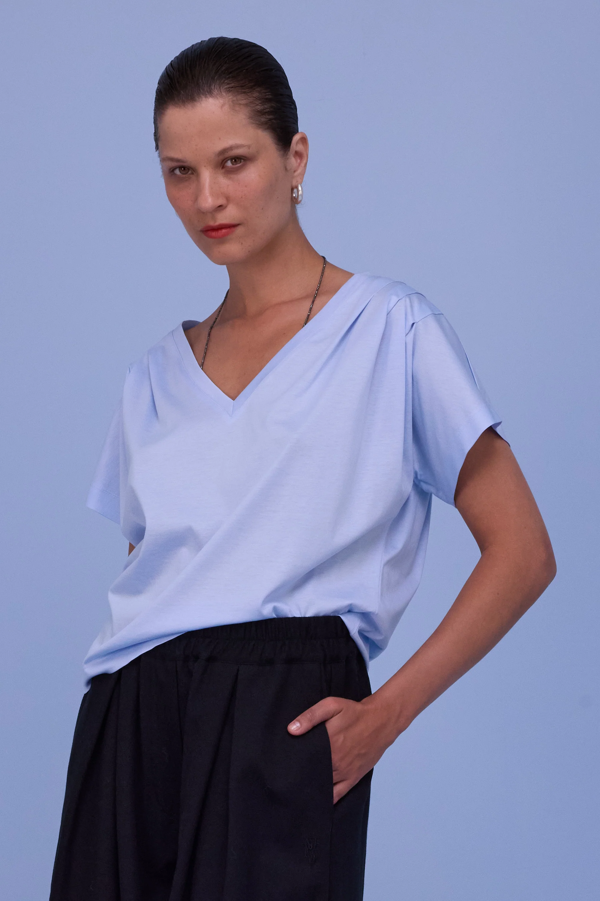 Bodine T-shirt in springwater
