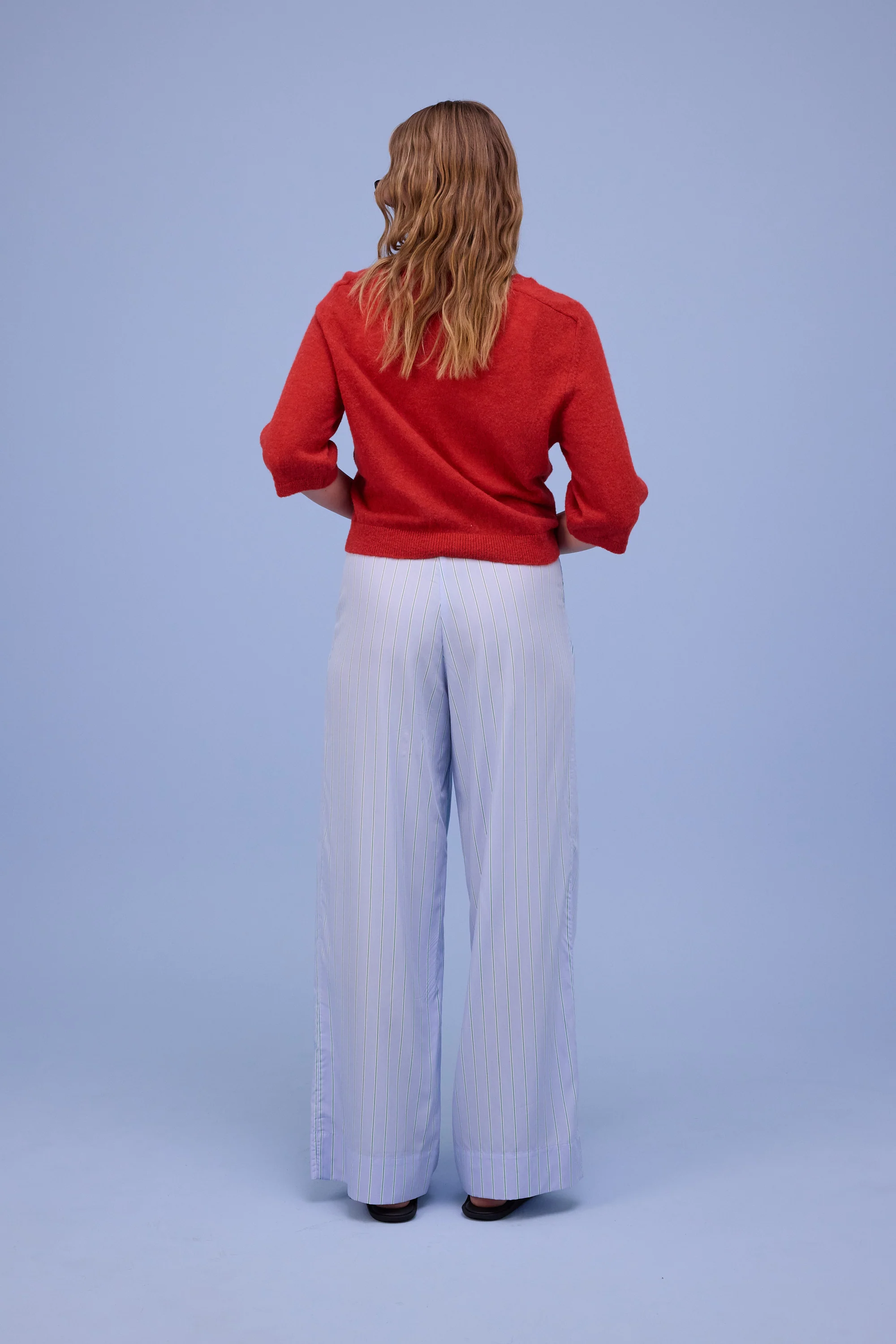 Huelva trui in poppy red - Image 5
