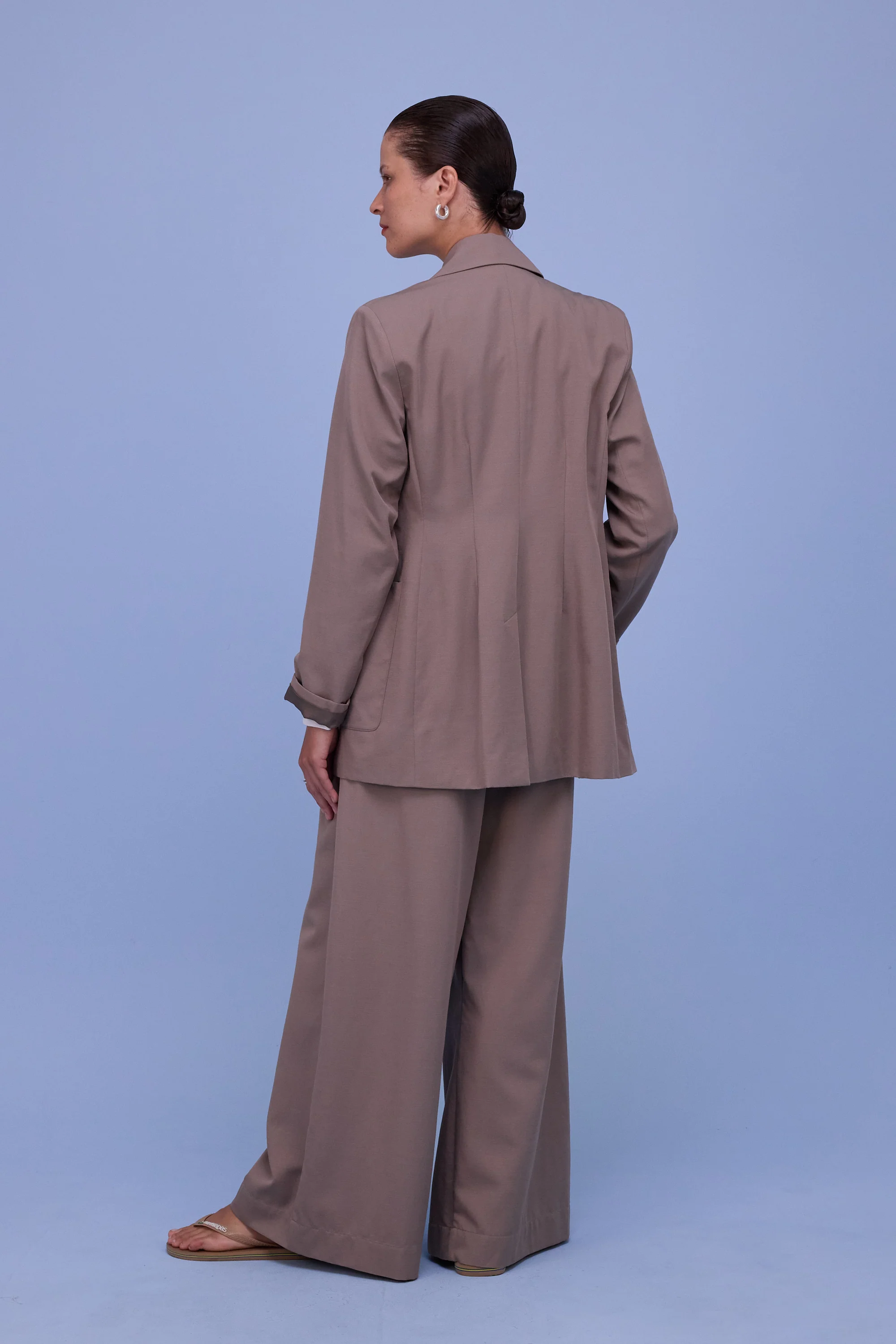 Glenn blazer in simply taupe - Image 5