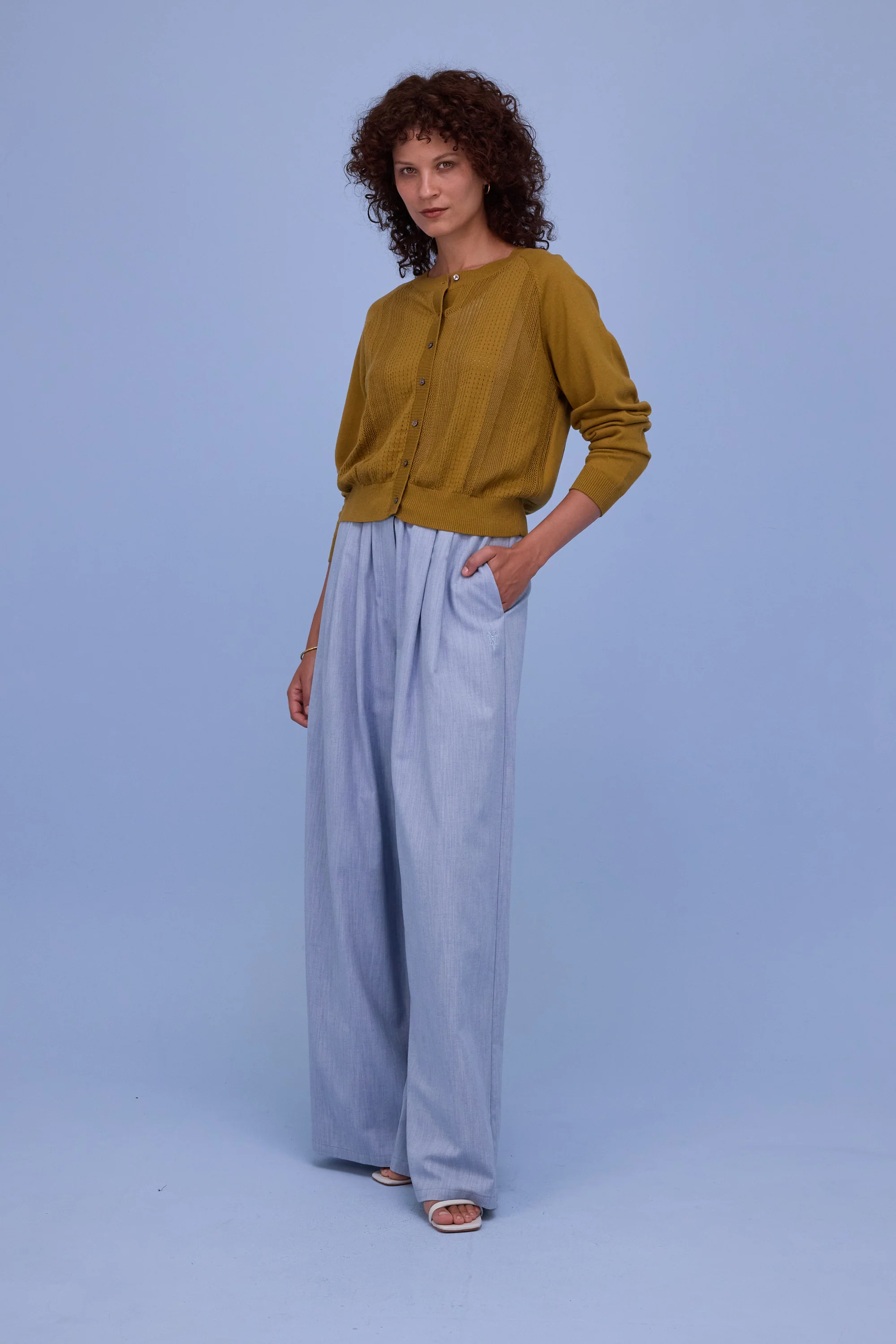 Hardy broek in soft blue - Image 3