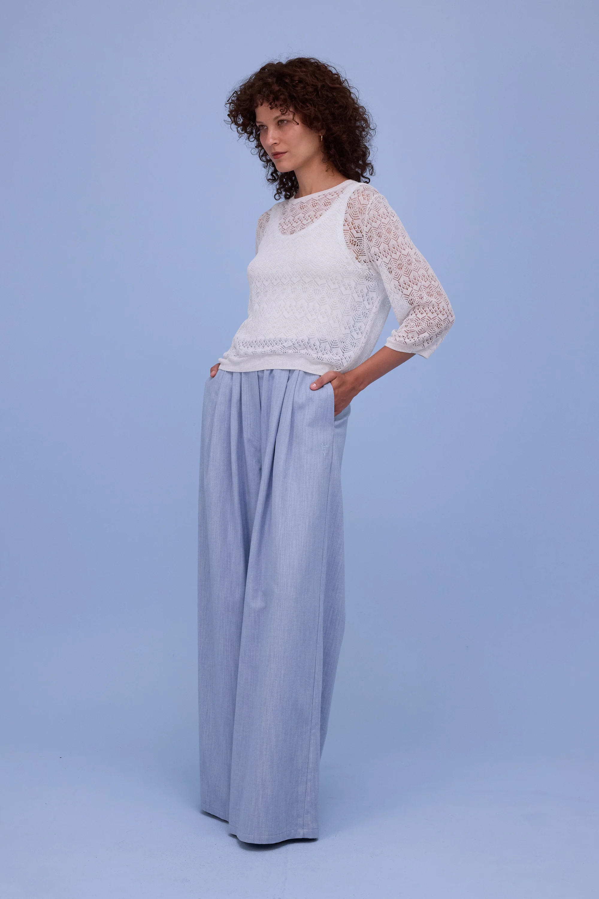 Hardy broek in soft blue - Image 7