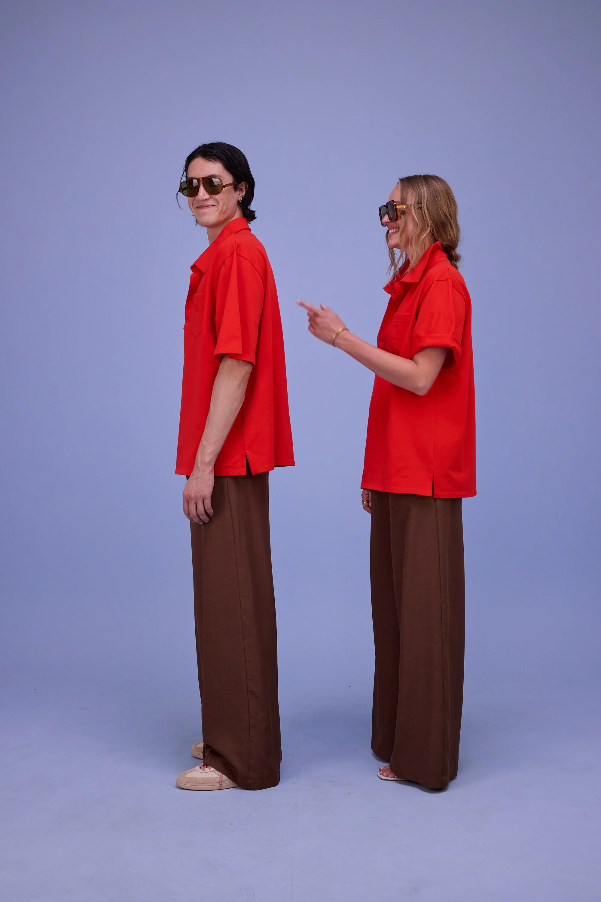 Hunter polo in fiesta red - Image 3
