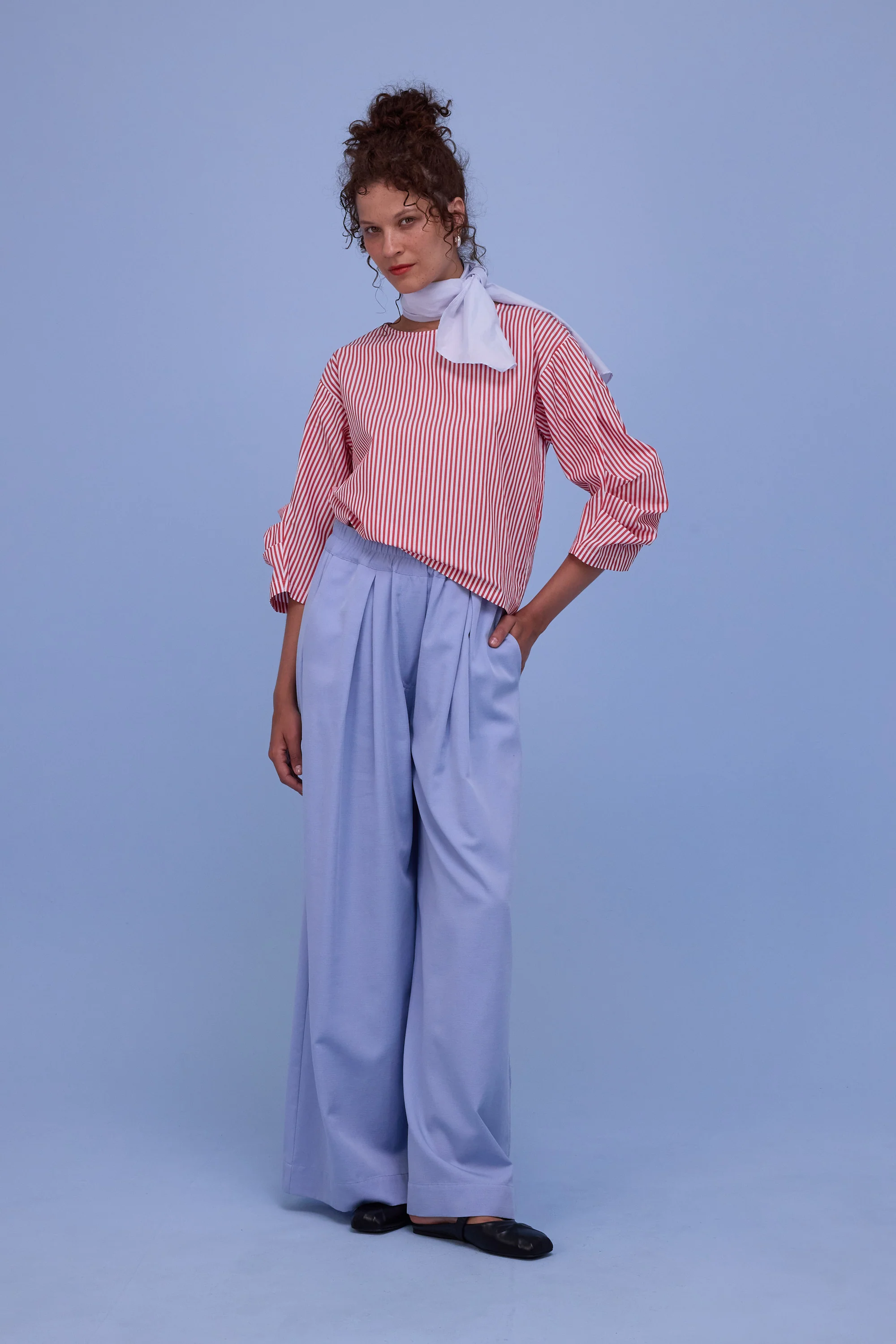 Freddy broek in soft blue - Image 6