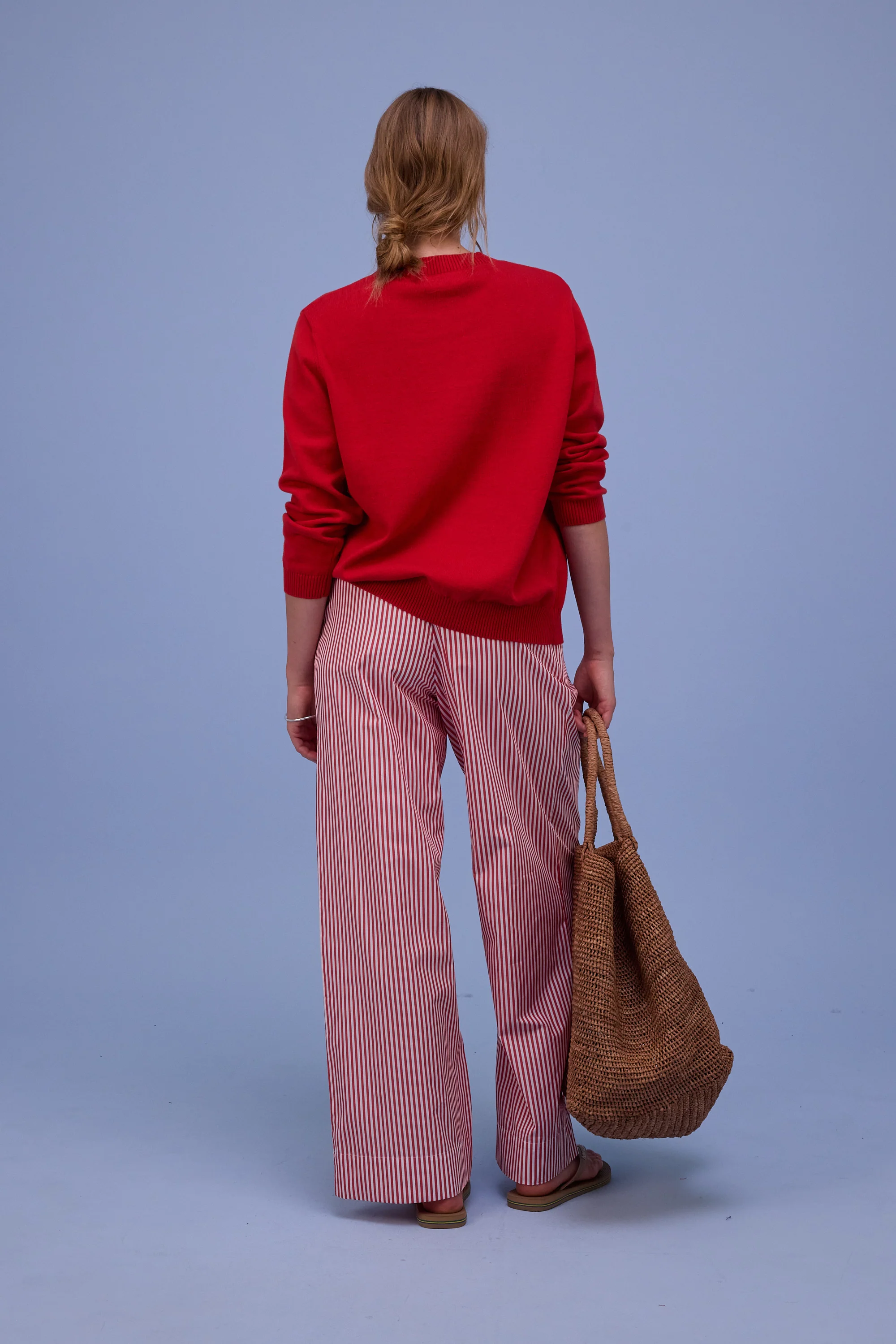 Haiko broek in red stripes - Image 4