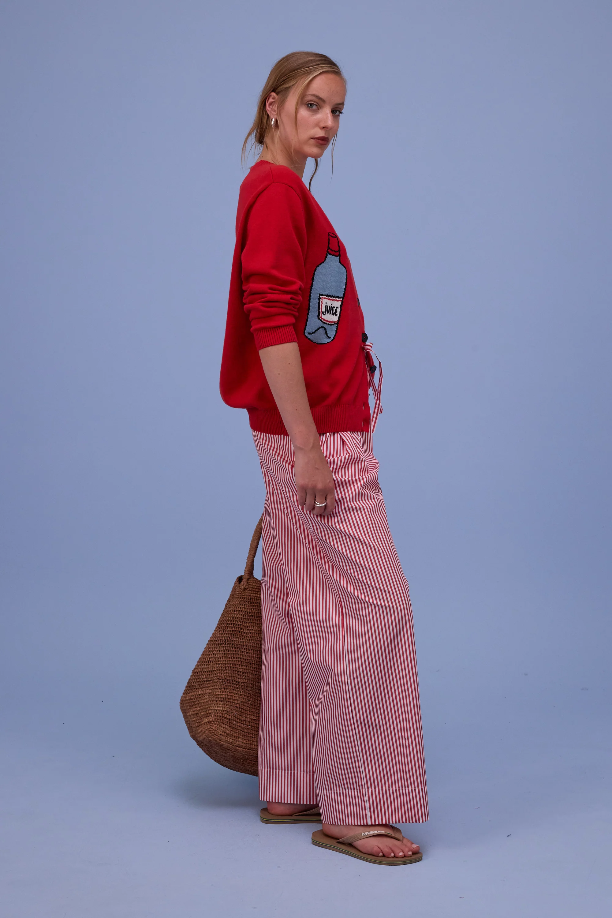Haiko broek in red stripes - Image 5