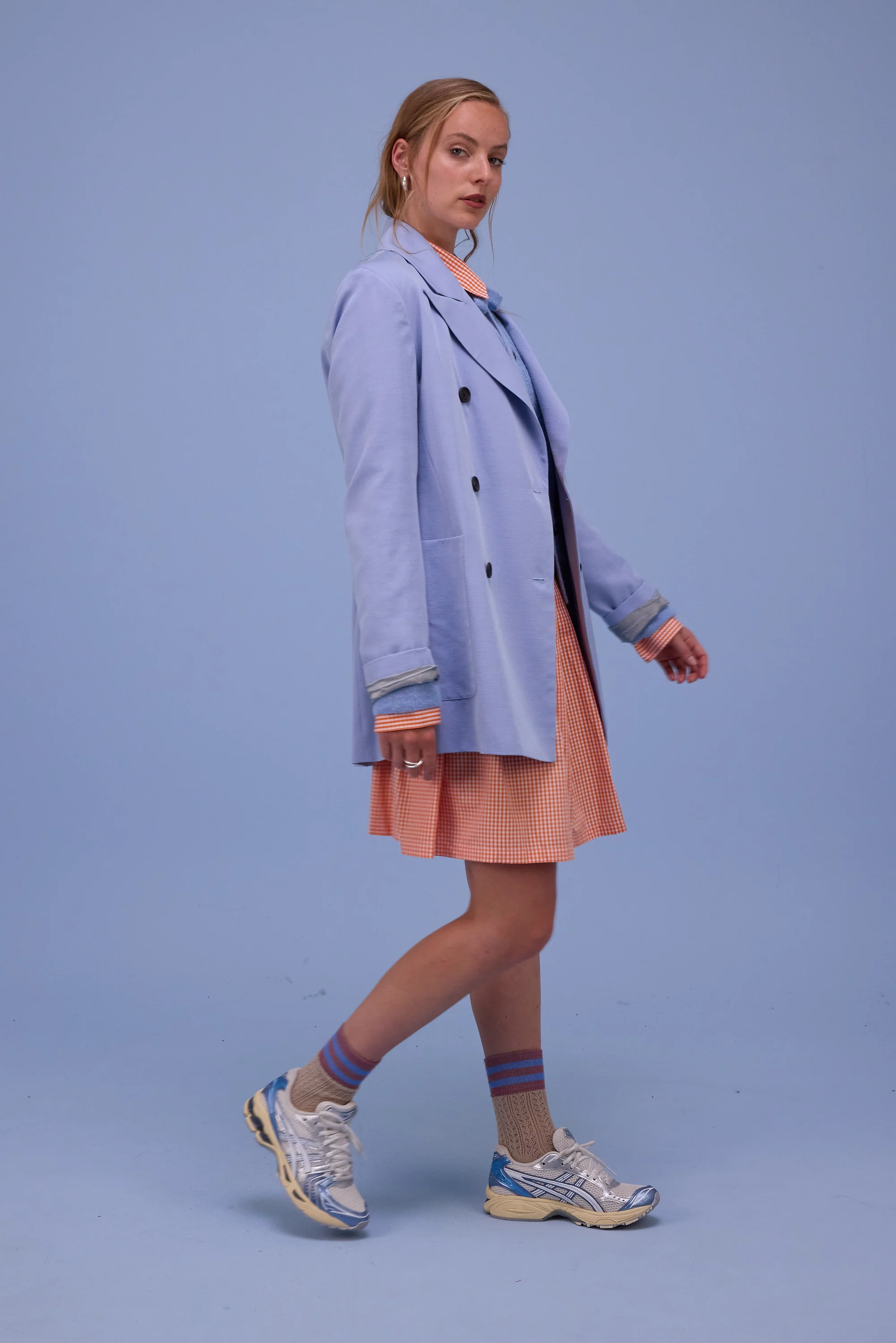 Glenn blazer in soft blue - Image 5