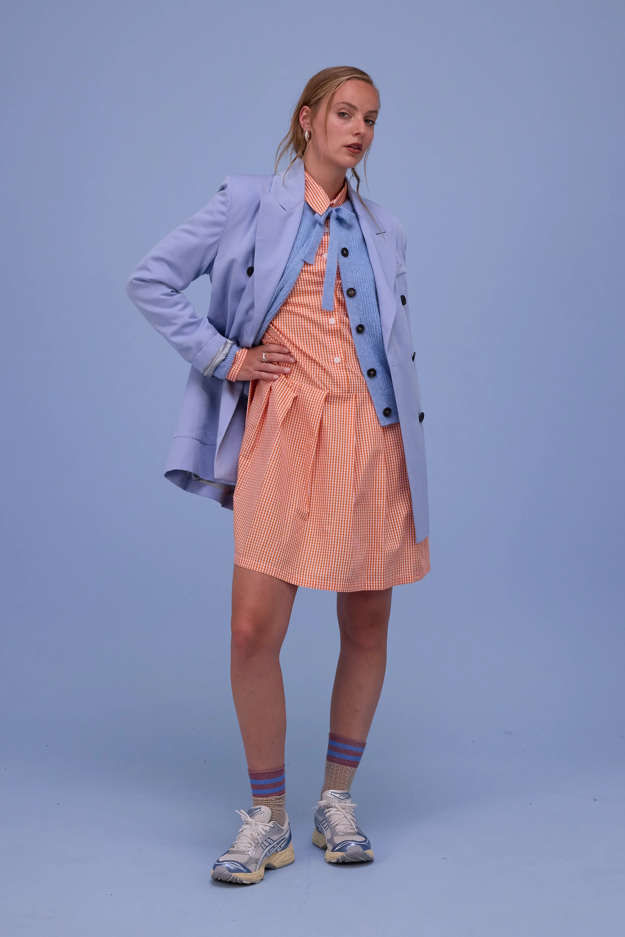 Glenn blazer in soft blue - Image 6