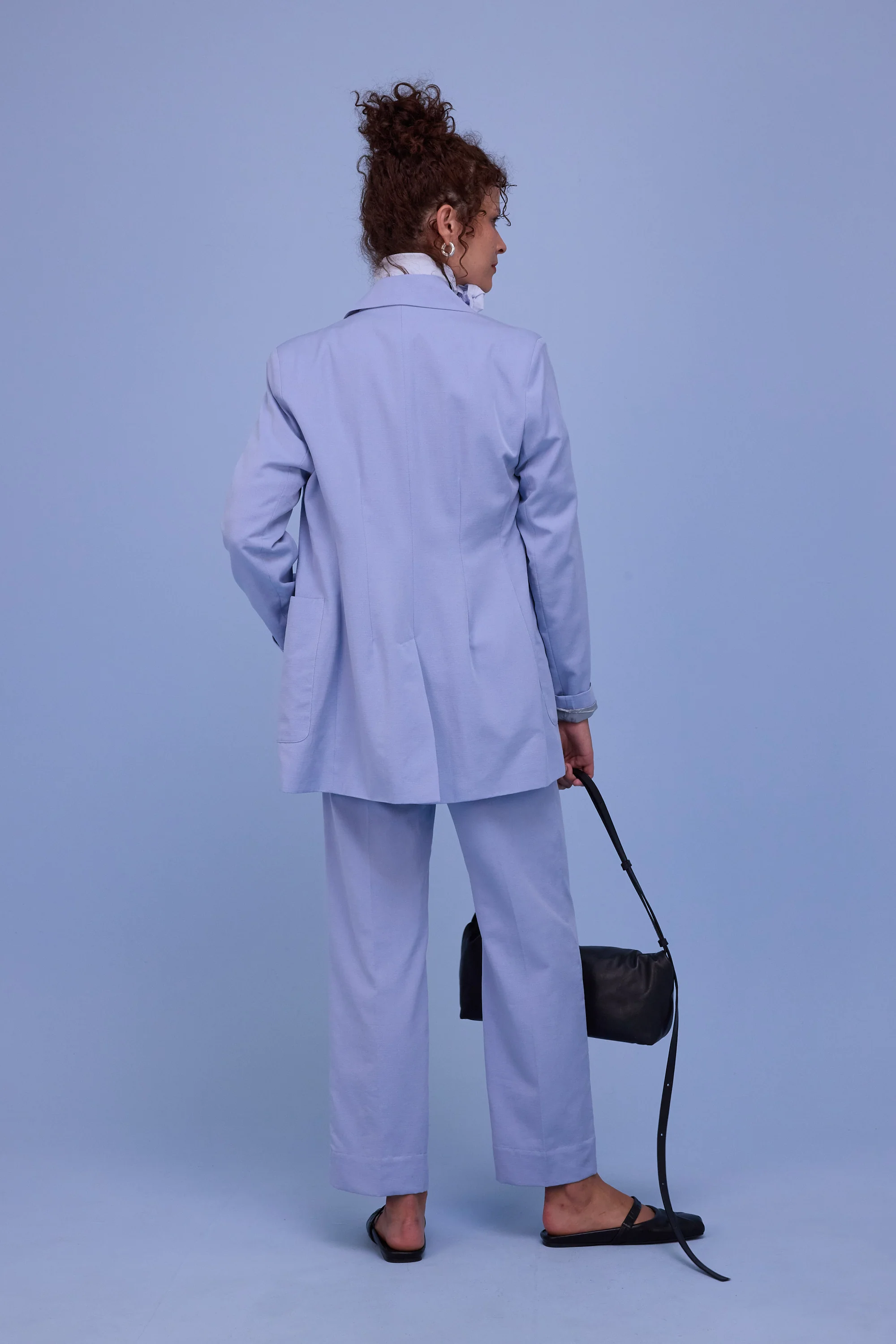 Glenn blazer in soft blue - Image 9
