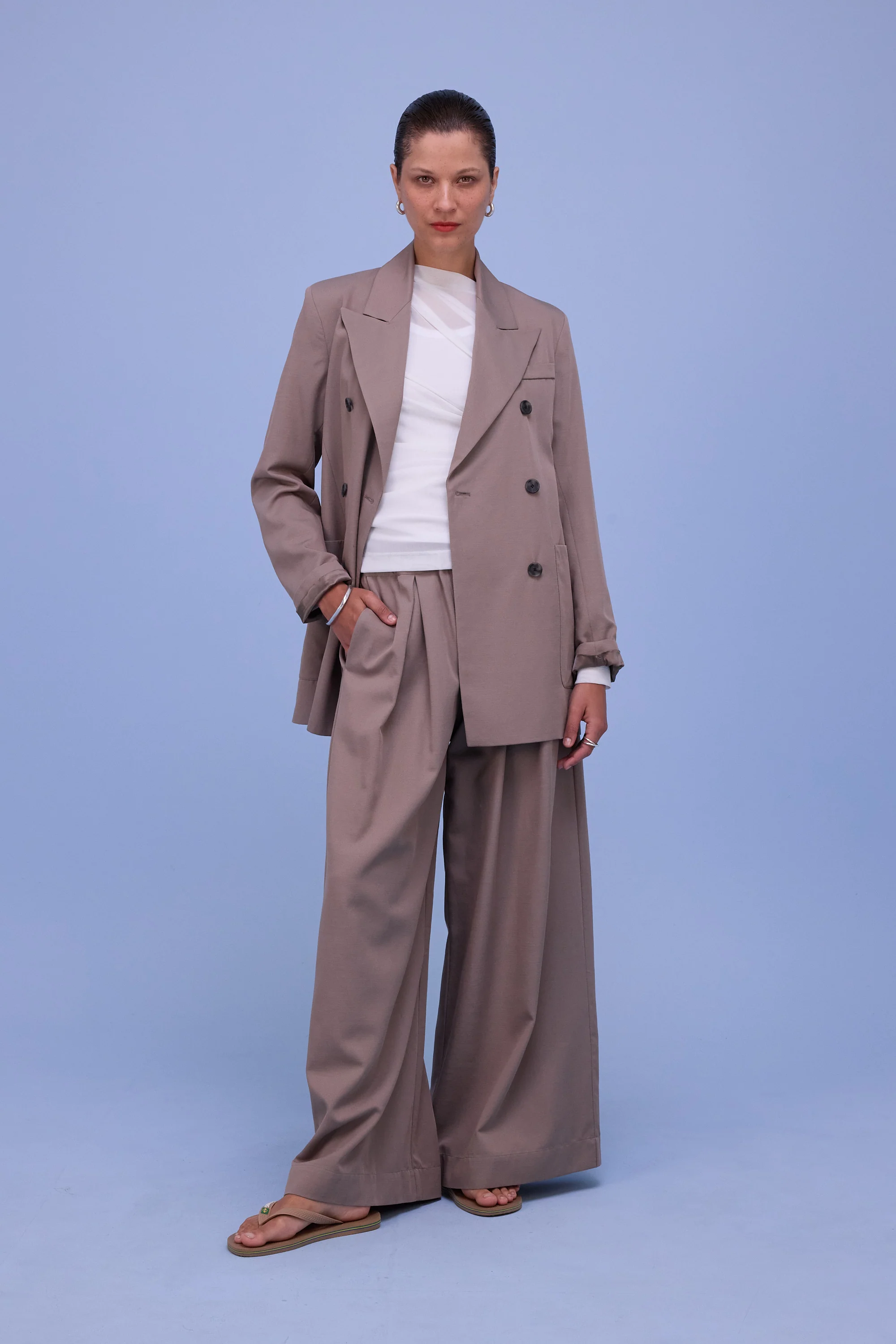 Freddy broek in simply taupe - Image 6
