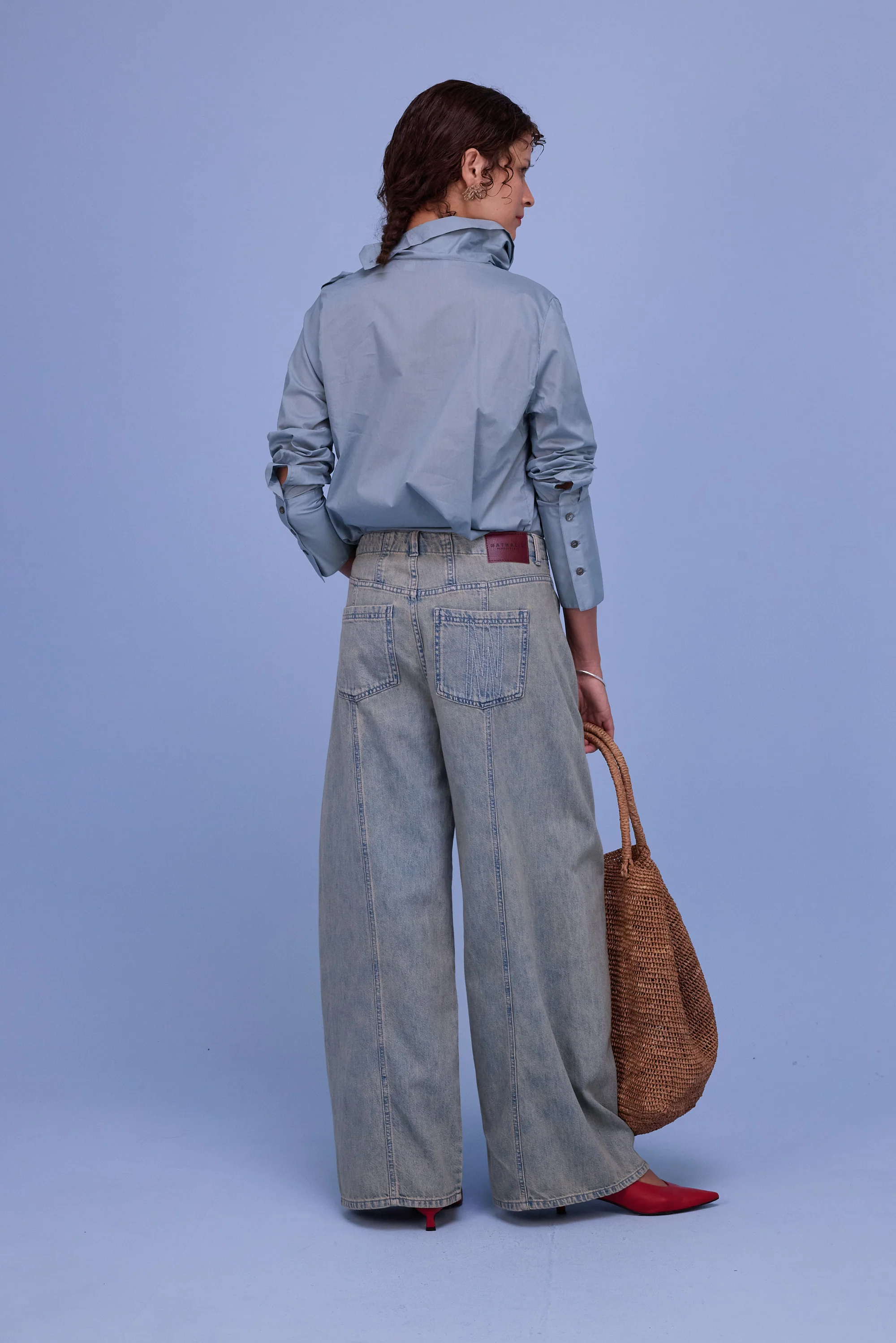 Haya blouse in dusk blue - Image 3
