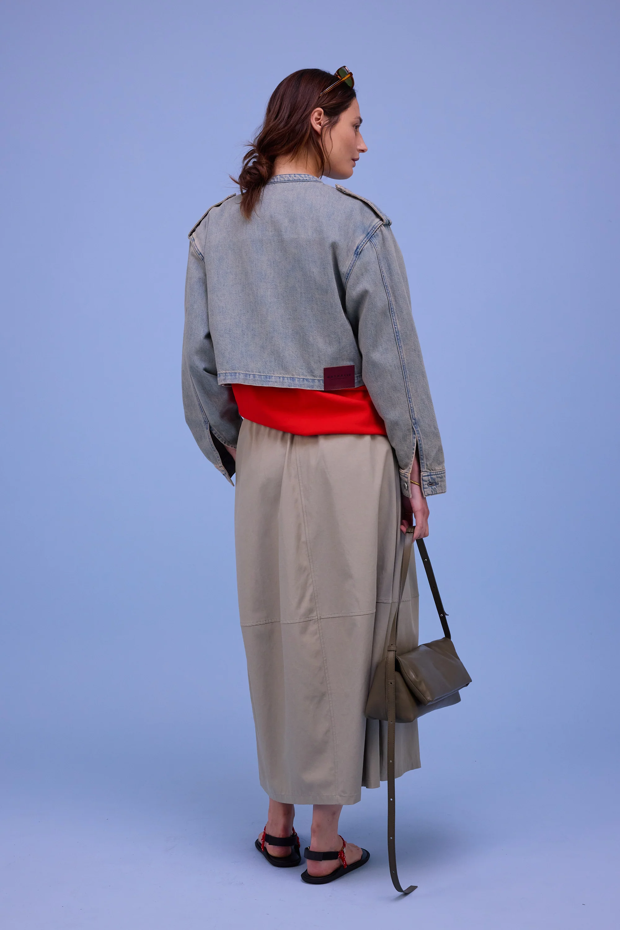 Hill jasje in sand denim - Image 11