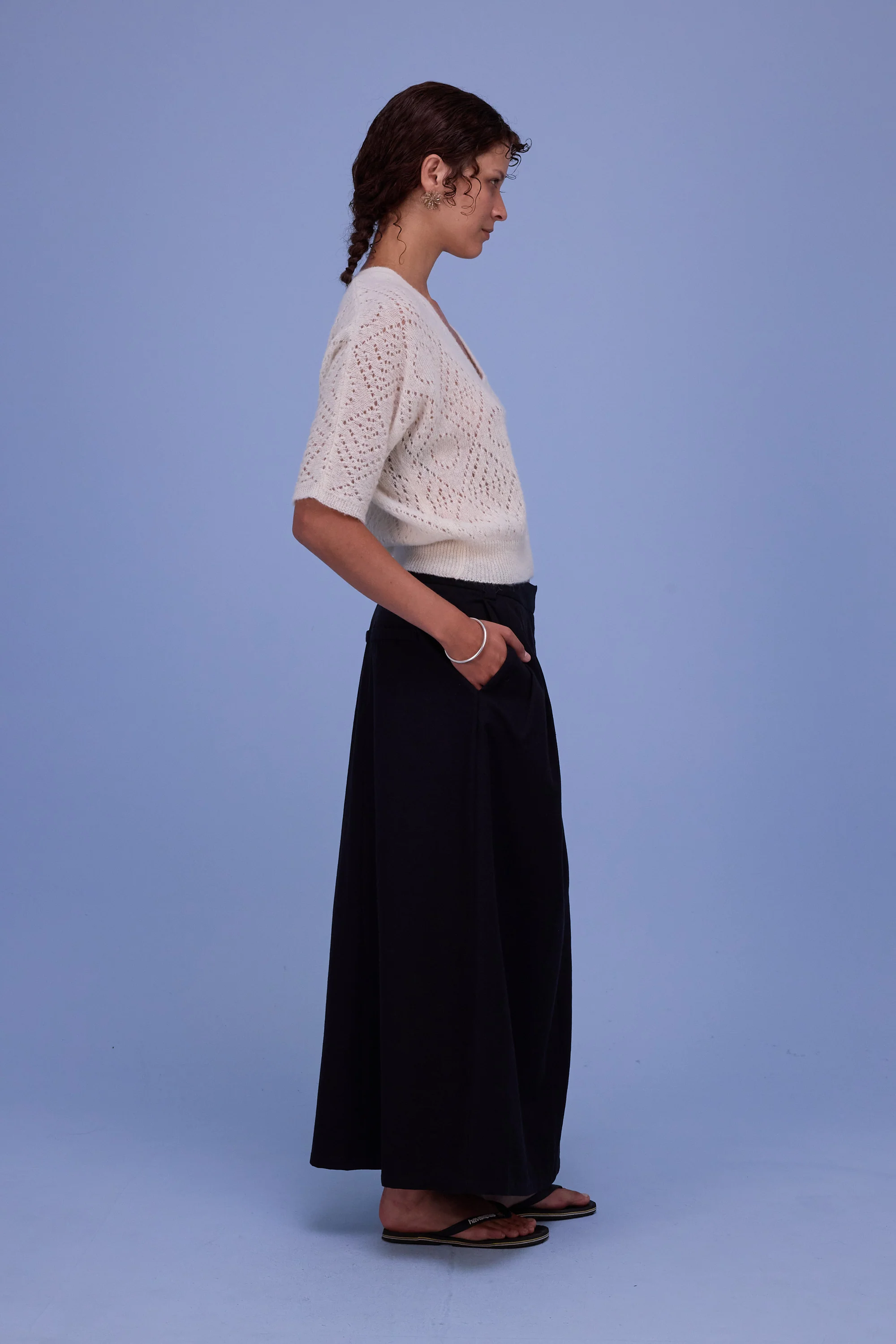 Hainaut top in off-white - Image 4