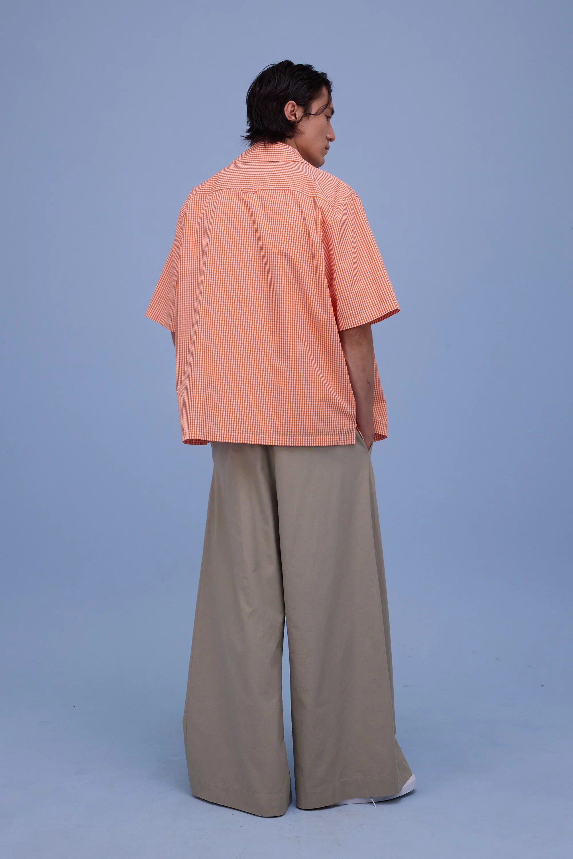 Hugo hemd in vichy orange checks - Image 4