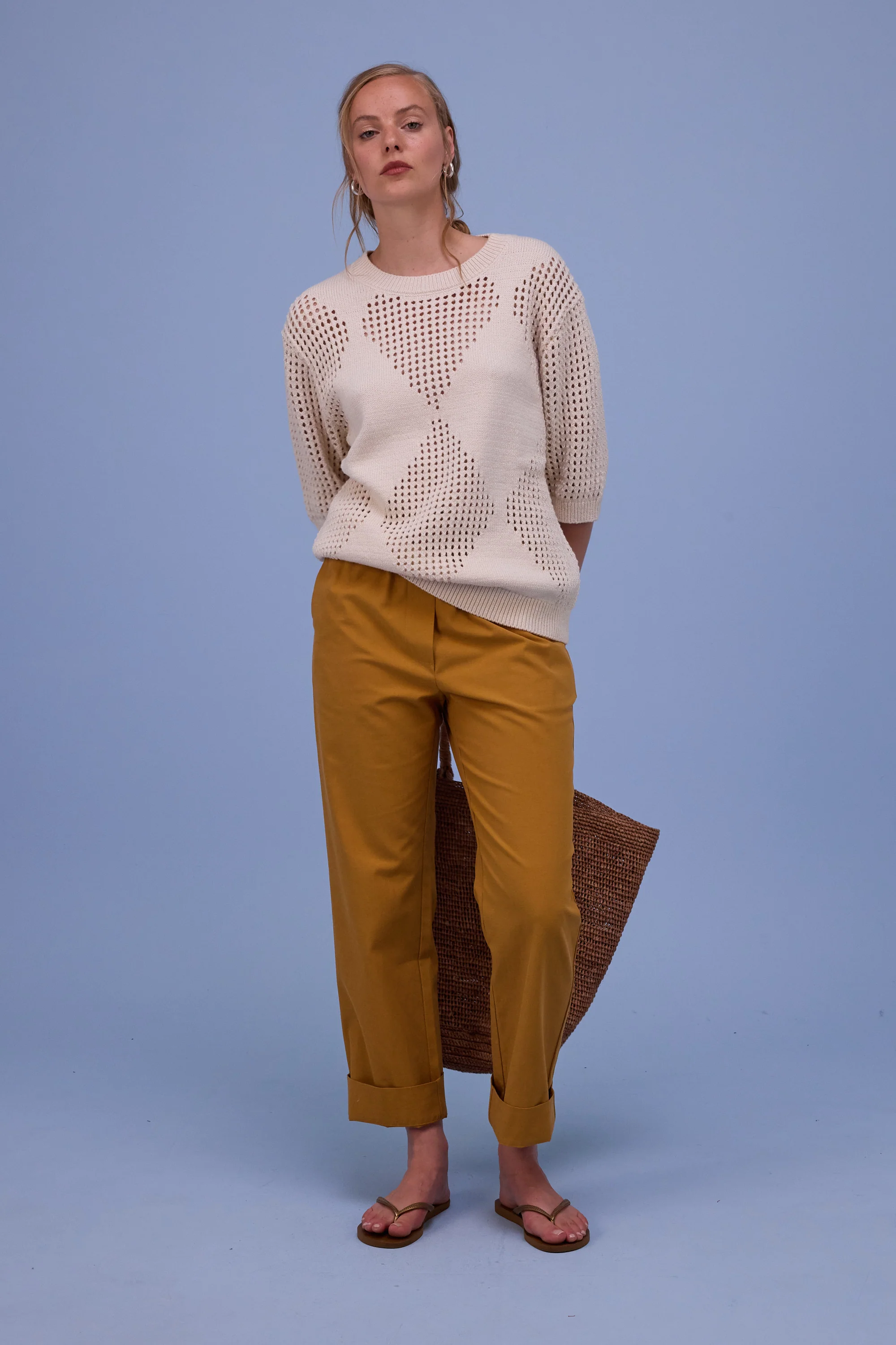 Hita trui in cream - Image 5