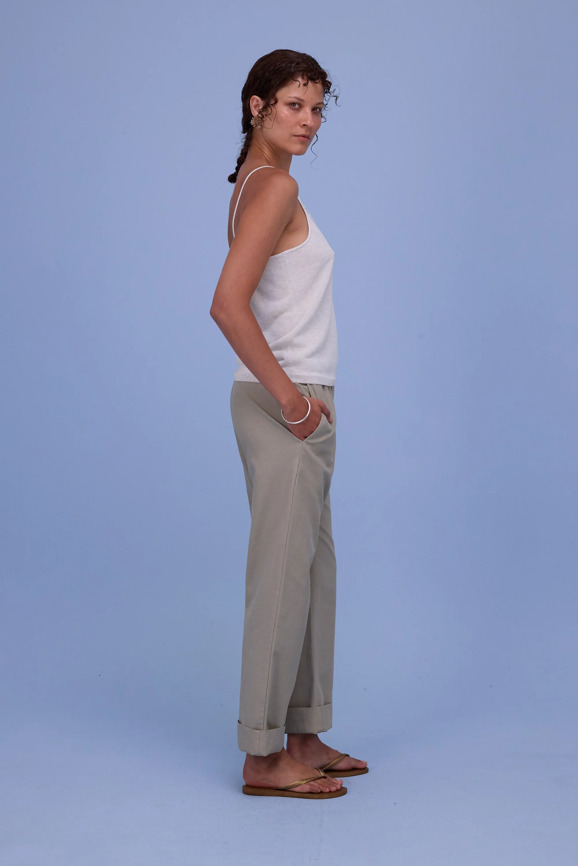 Honolulu top in white chiné - Image 4