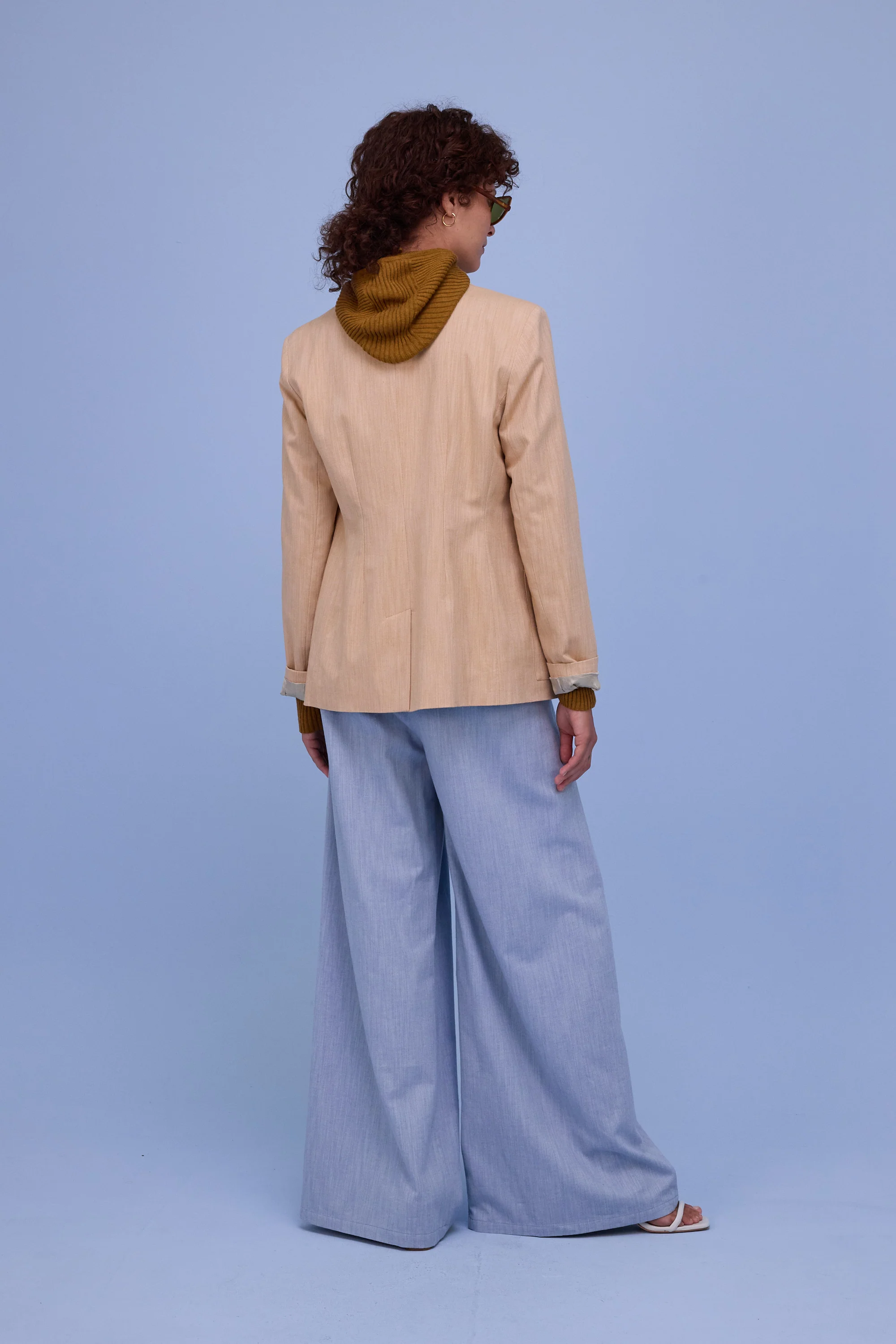 Davos blazer in soft amber - Image 4
