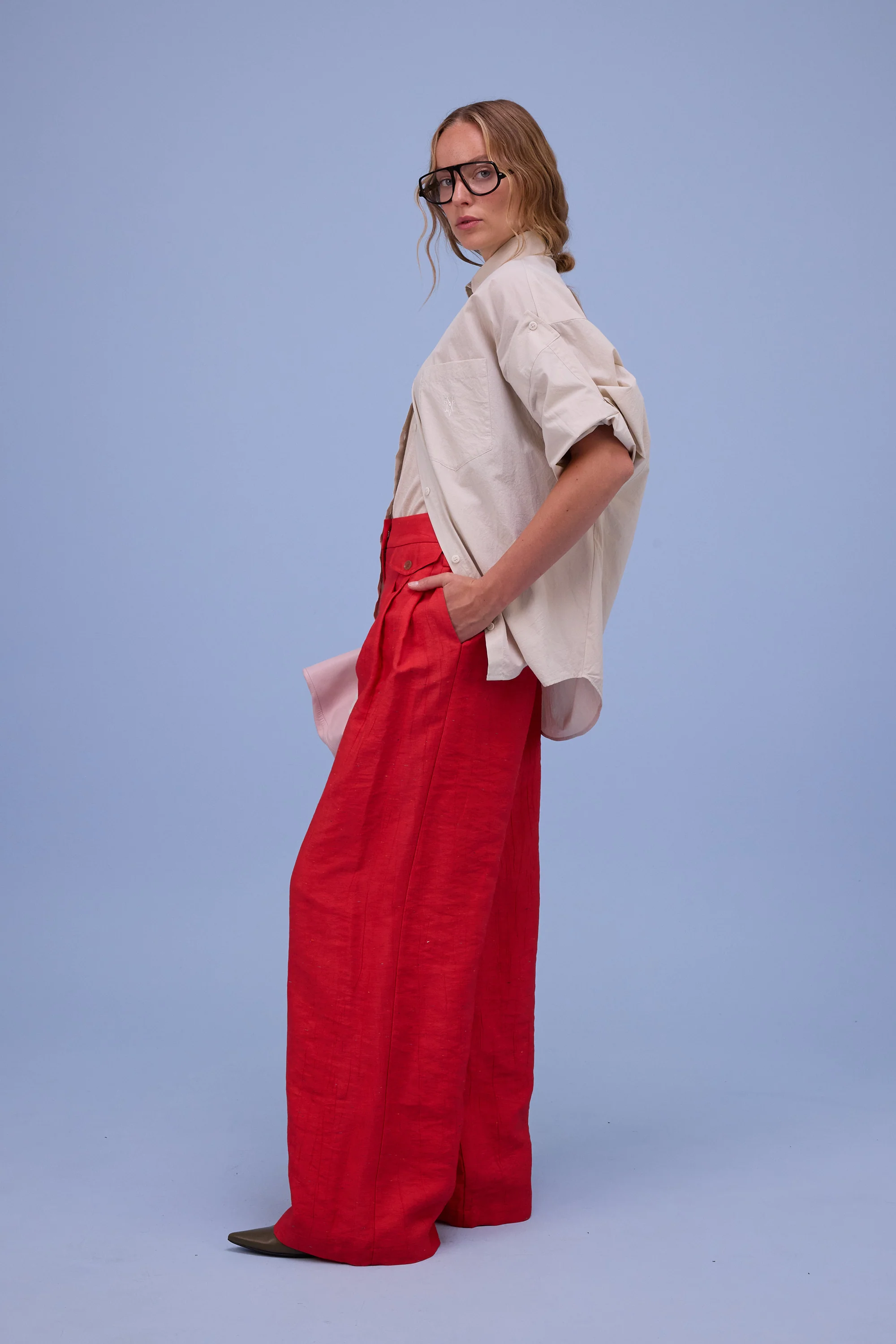 Harper hemd in chalk white - Image 4