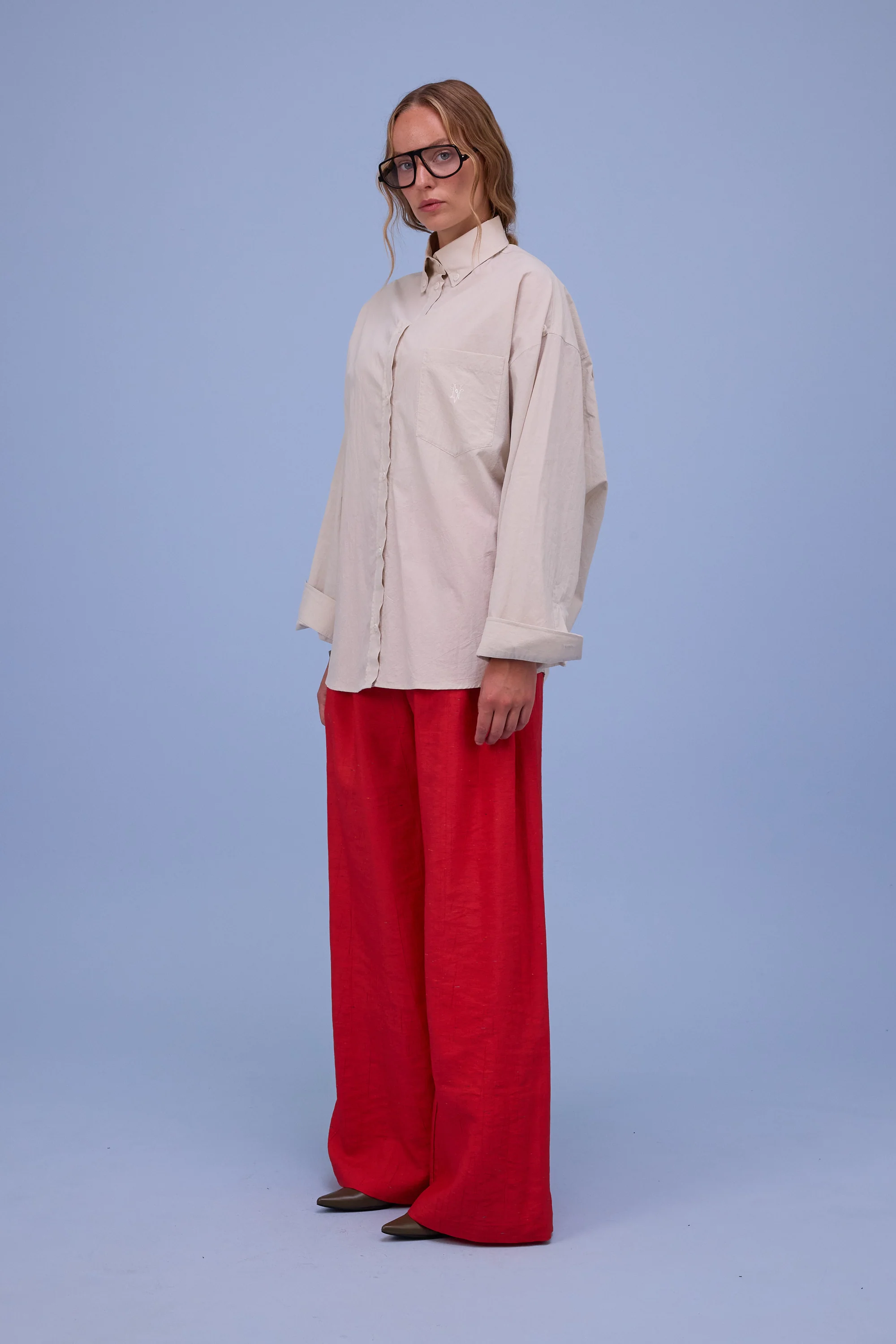 Harper hemd in chalk white - Image 6