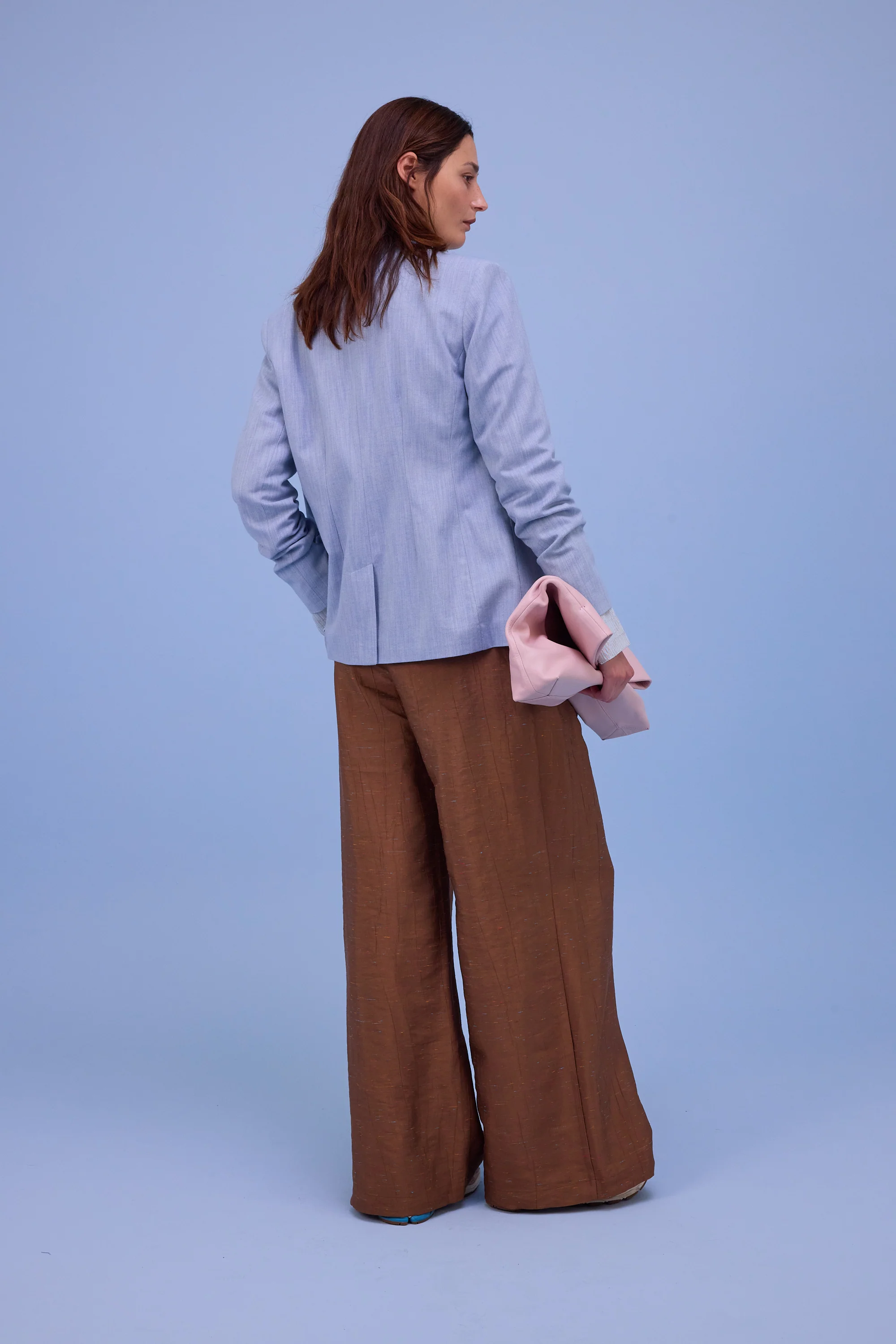 Davos blazer in soft blue - Image 3