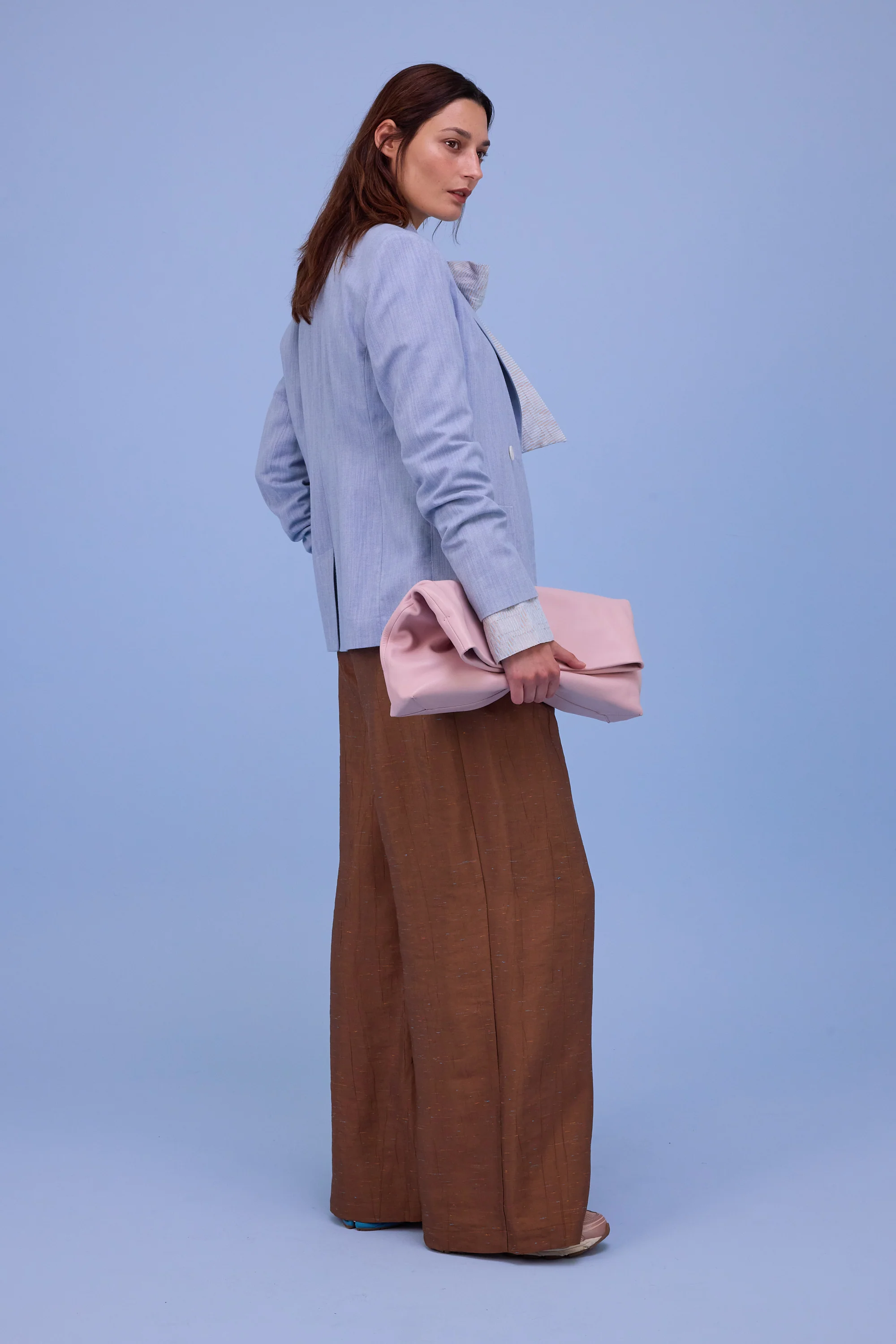 Davos blazer in soft blue - Image 4