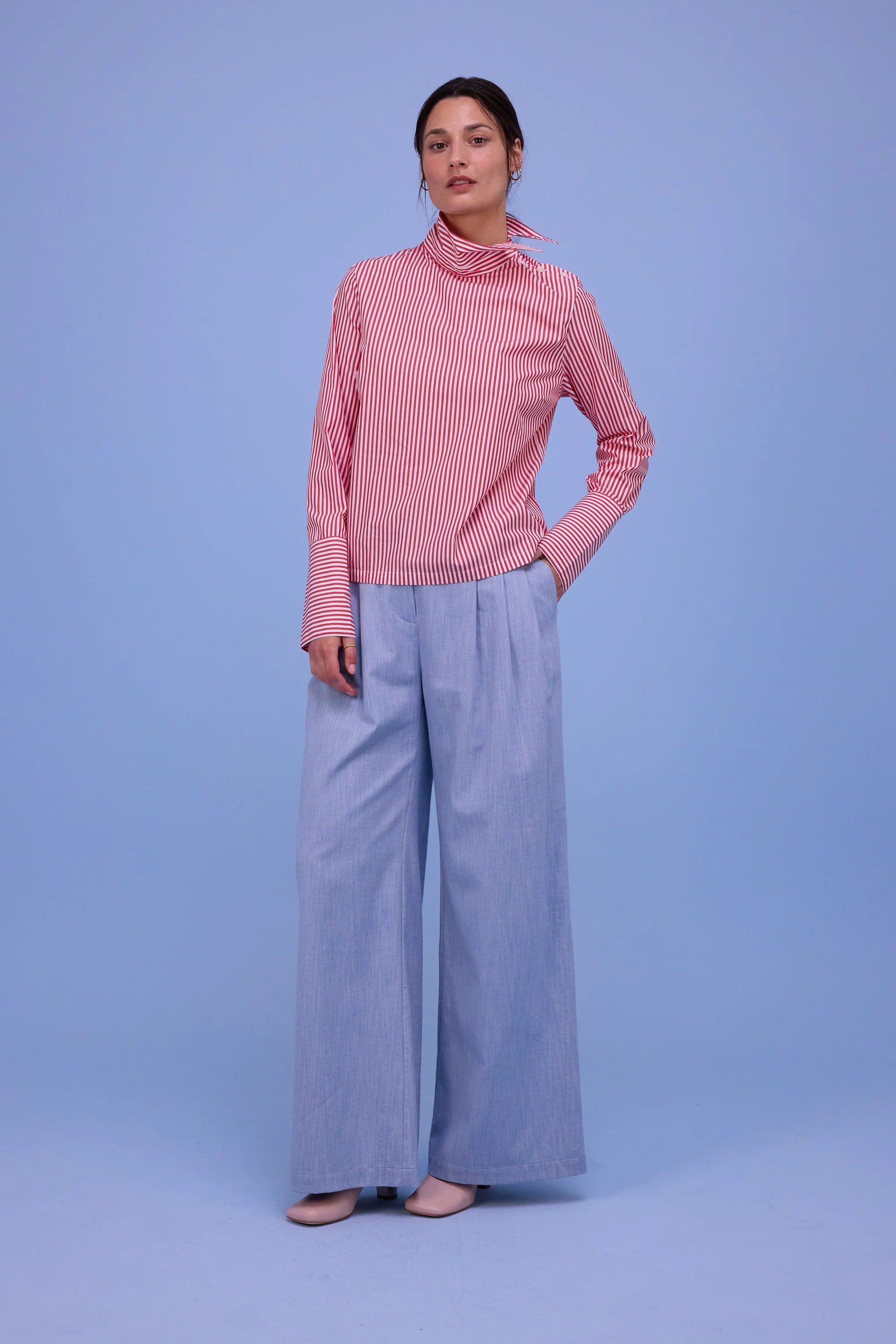 Guy broek in soft blue - Image 8