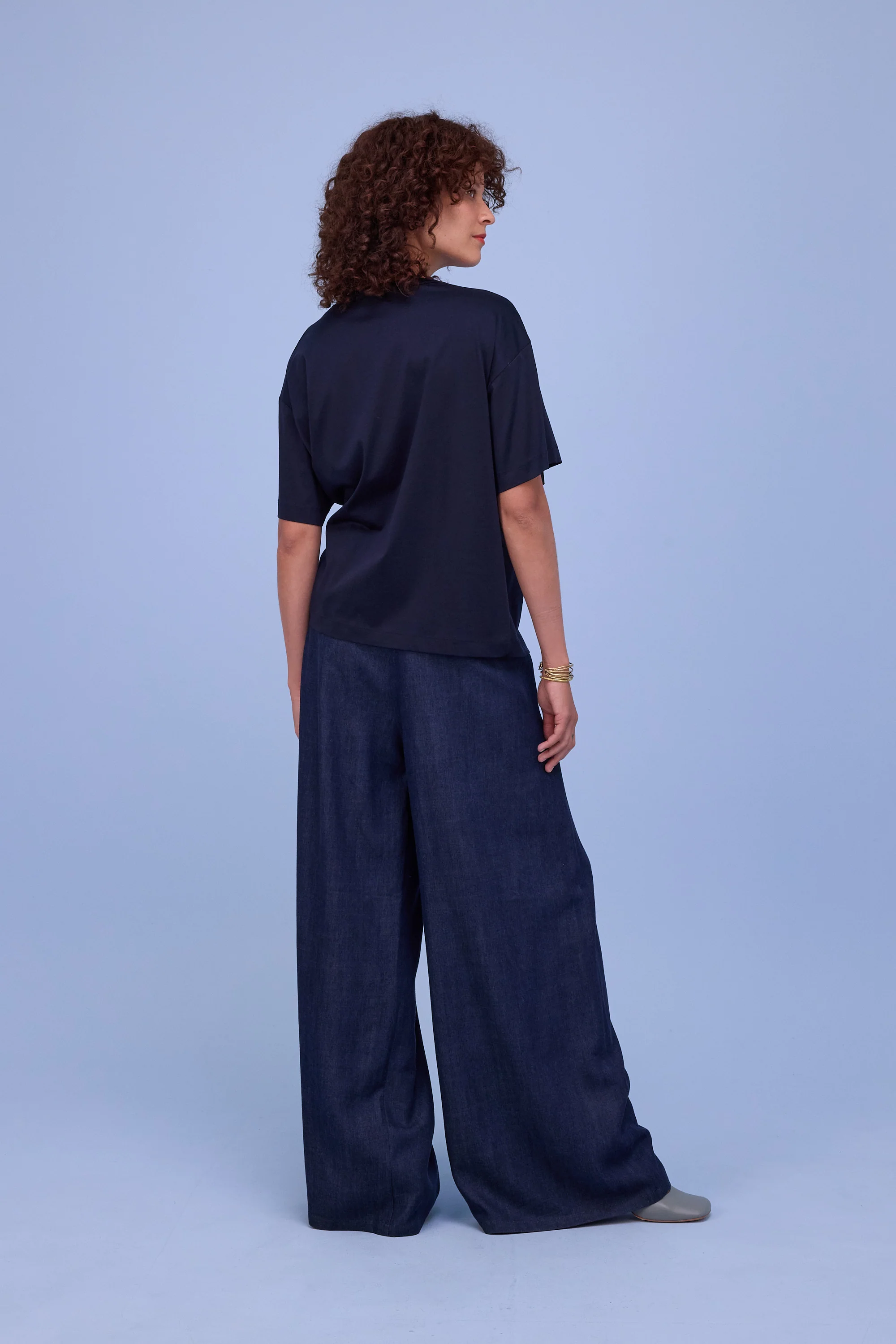 Hanka T-shirt in night blue - Image 3