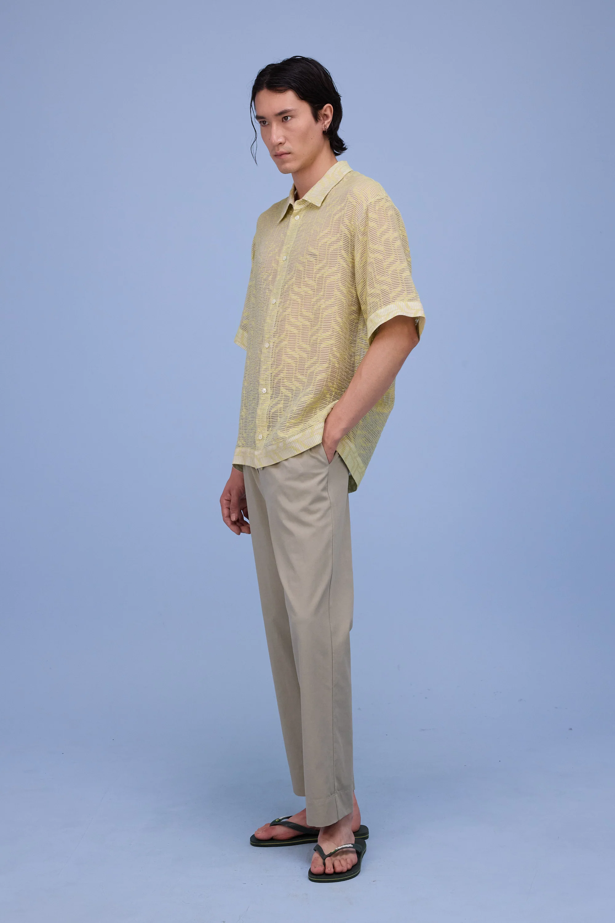 Henk broek in dust sage - Image 3