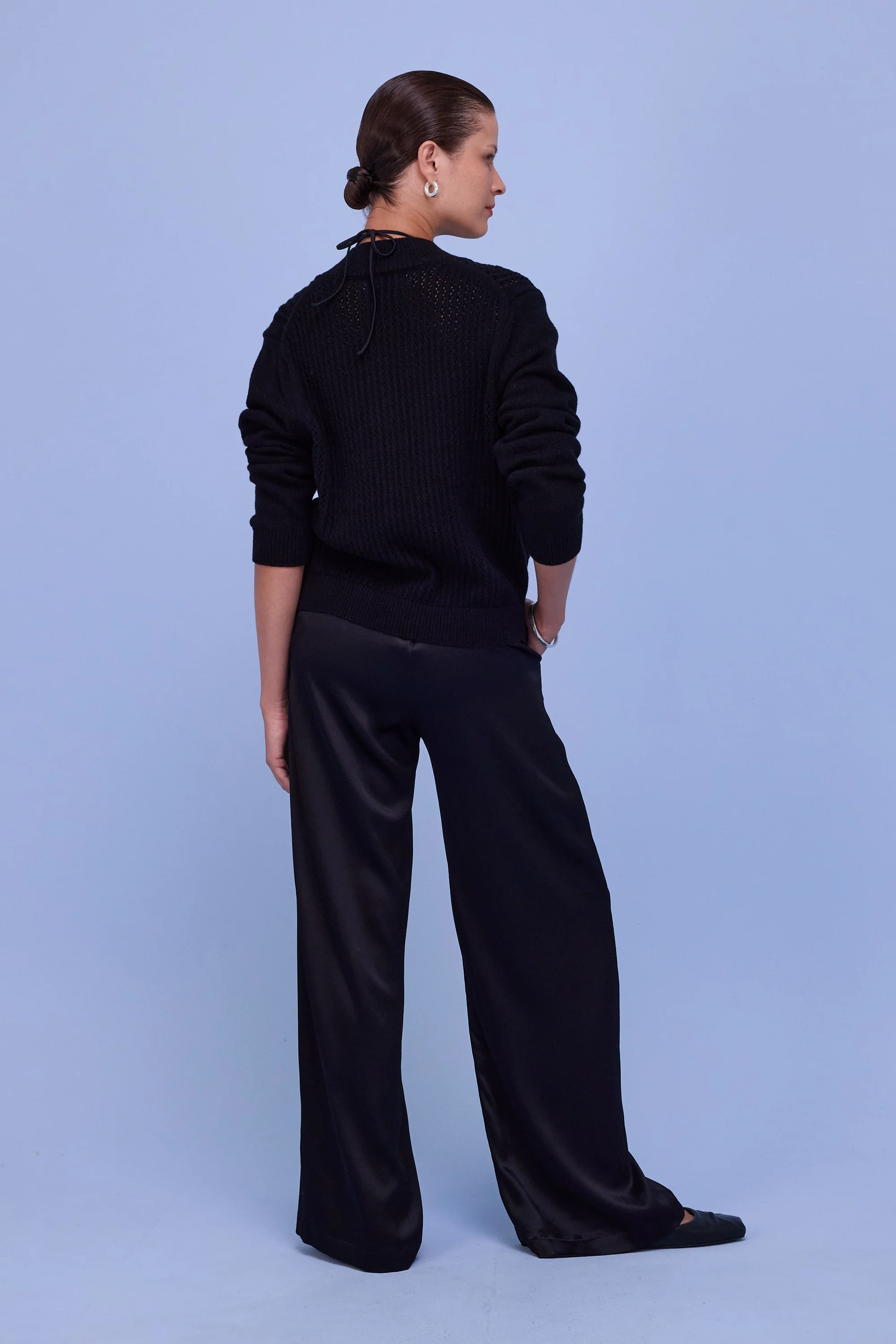 Herklion cardigan in zwart - Image 3