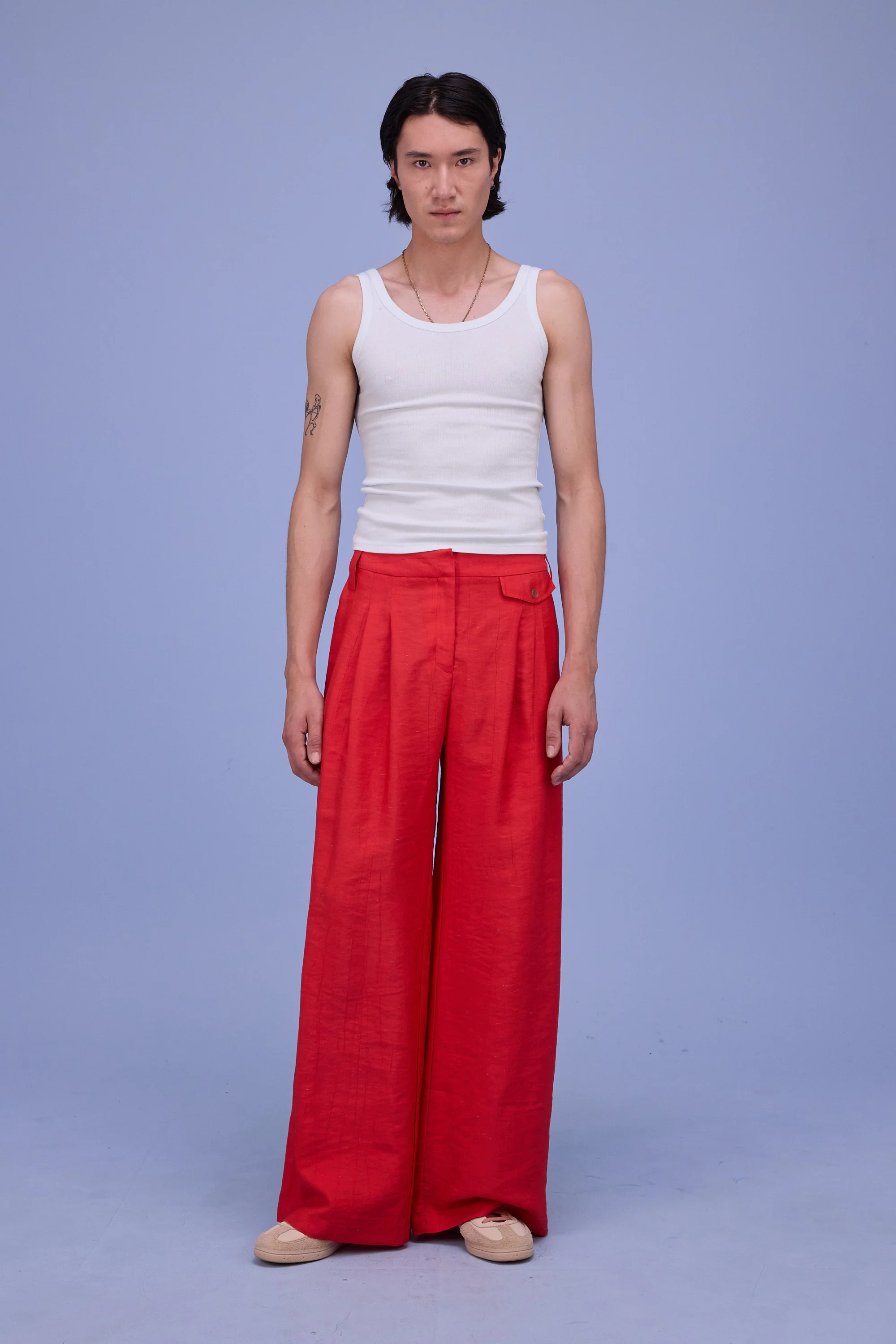 Guy broek in fiesta red santoso - Image 2