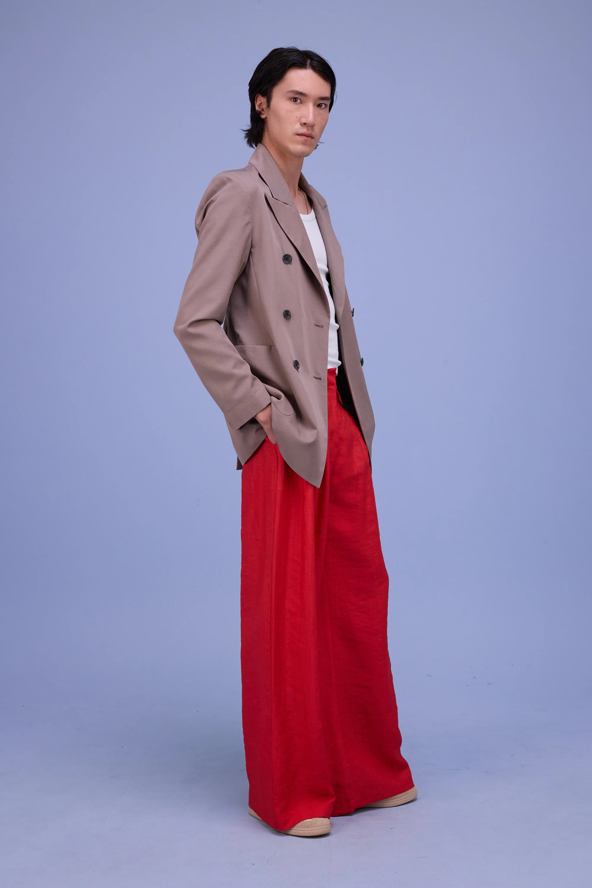 Guy broek in fiesta red santoso - Image 6