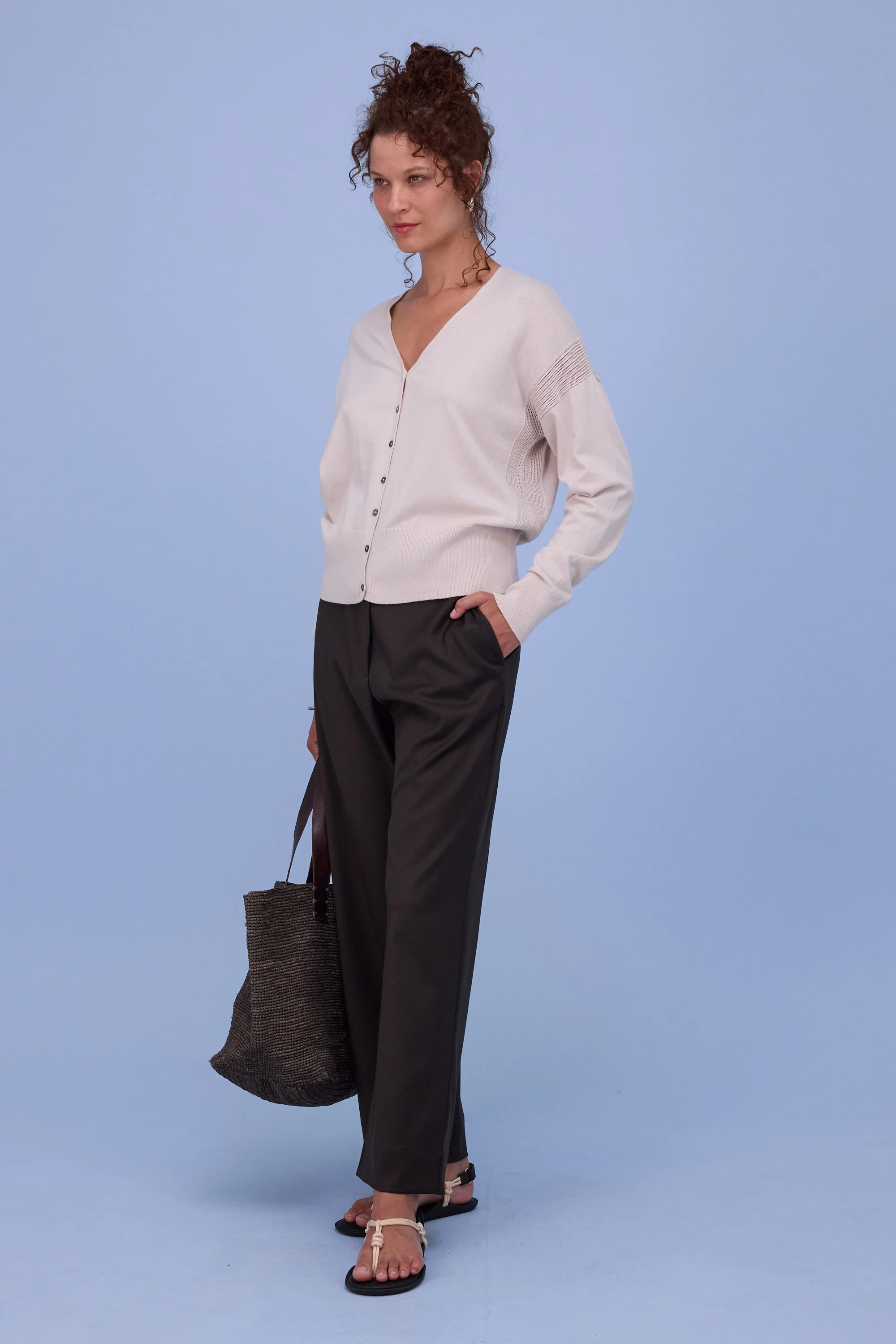 Gons broek in black olive - Image 2