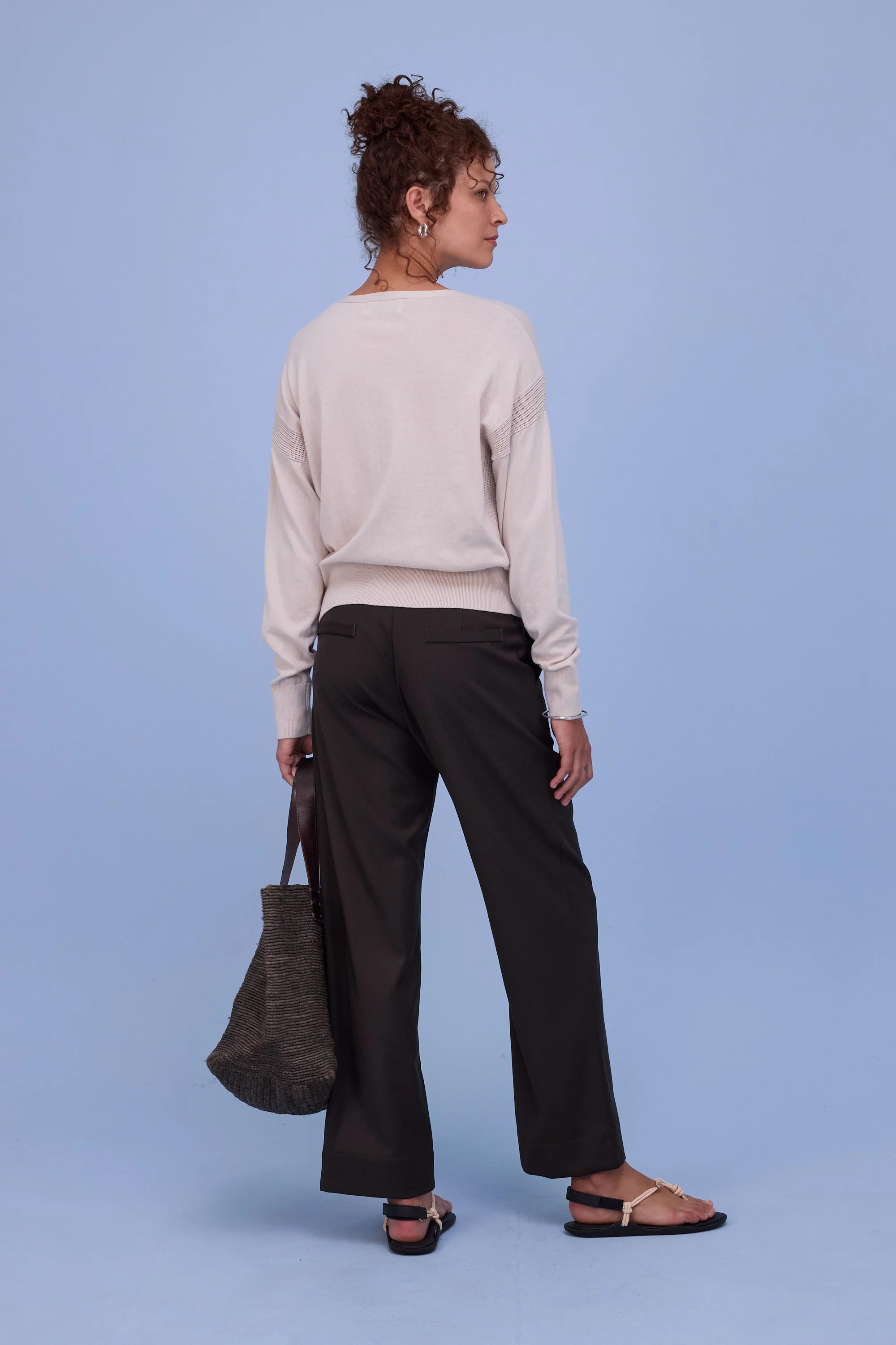 Gons broek in black olive - Image 4