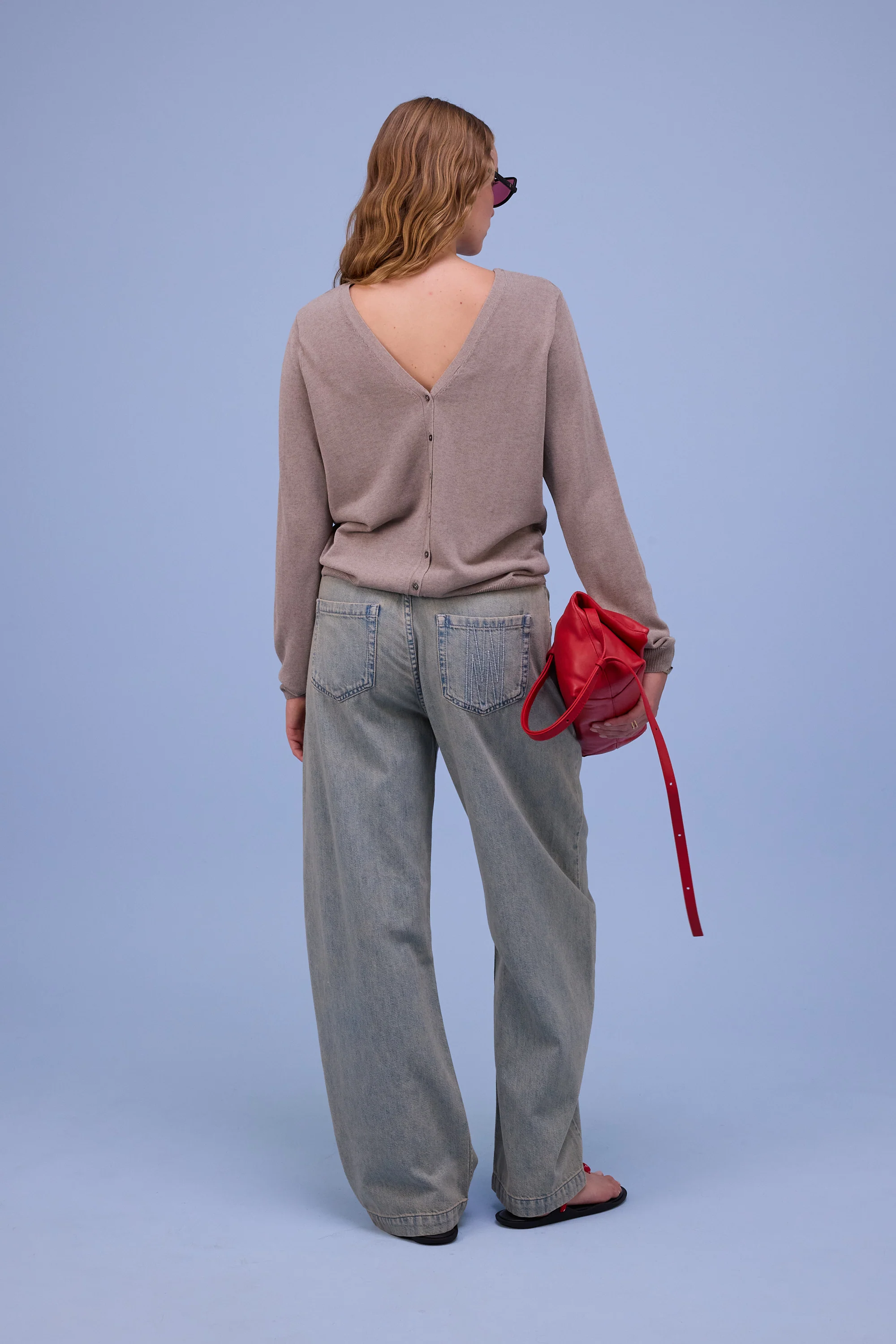 Hivan broek in sand denim - Image 3