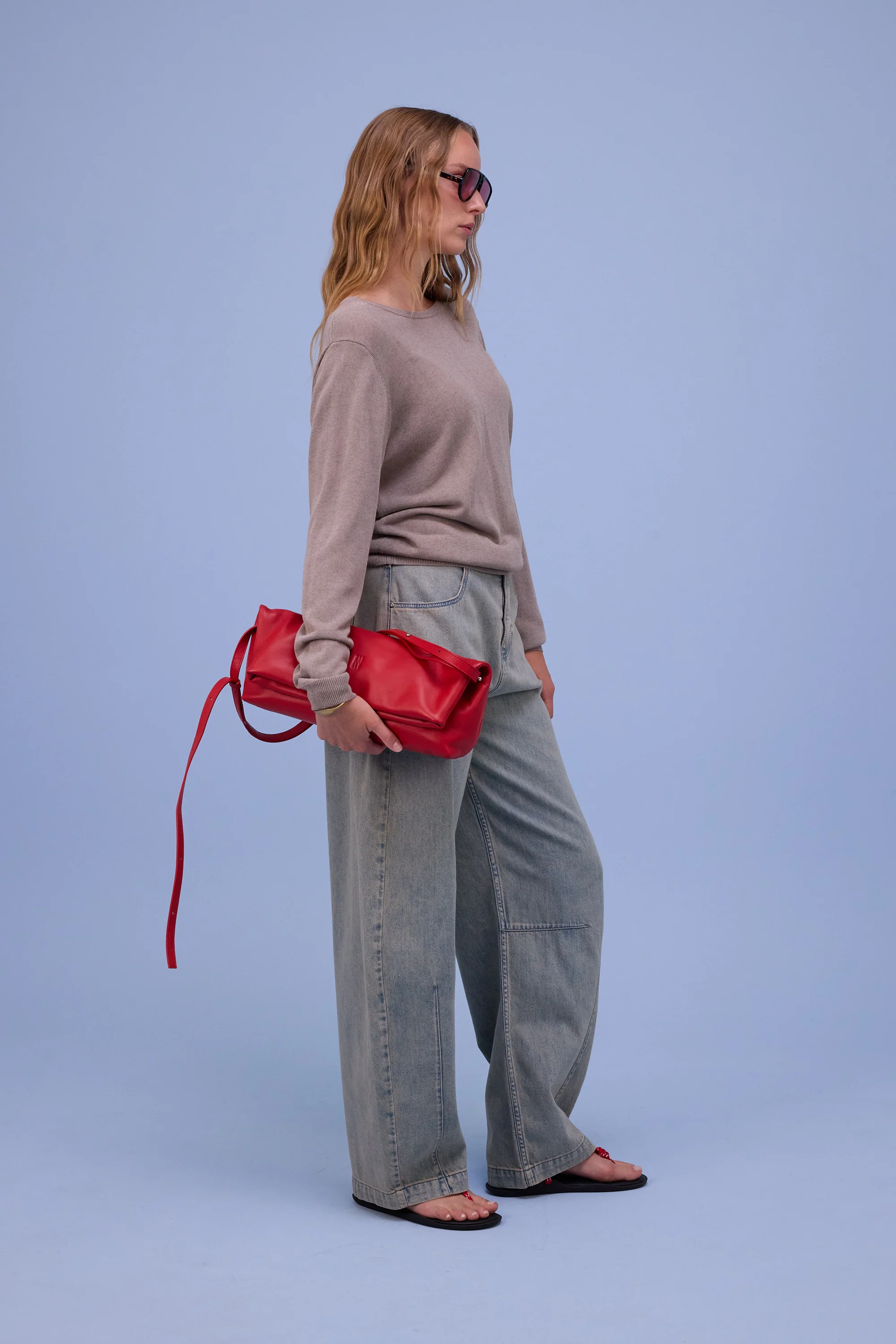 Hivan broek in sand denim - Image 4