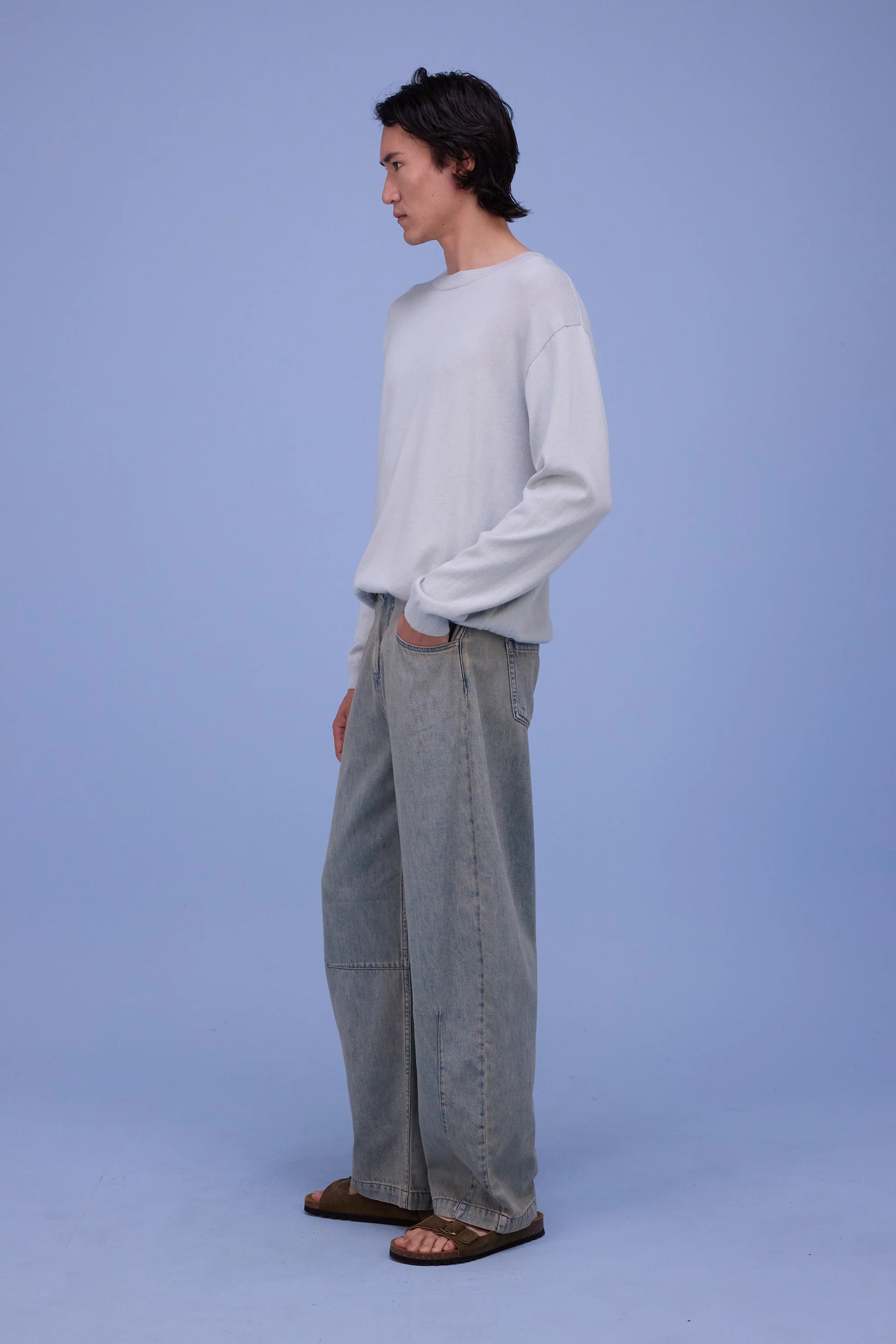 Hivan broek in sand denim - Image 7