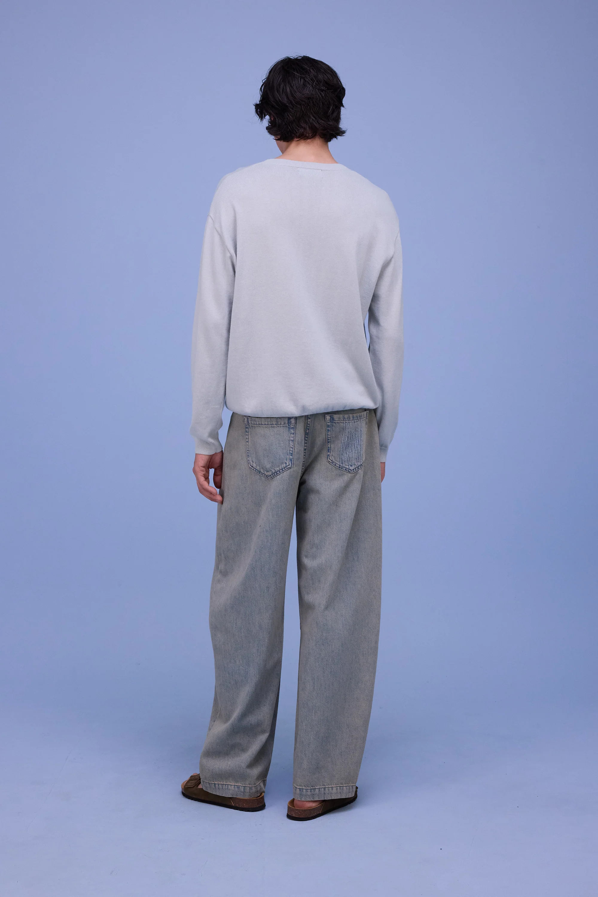 Hivan broek in sand denim - Image 8