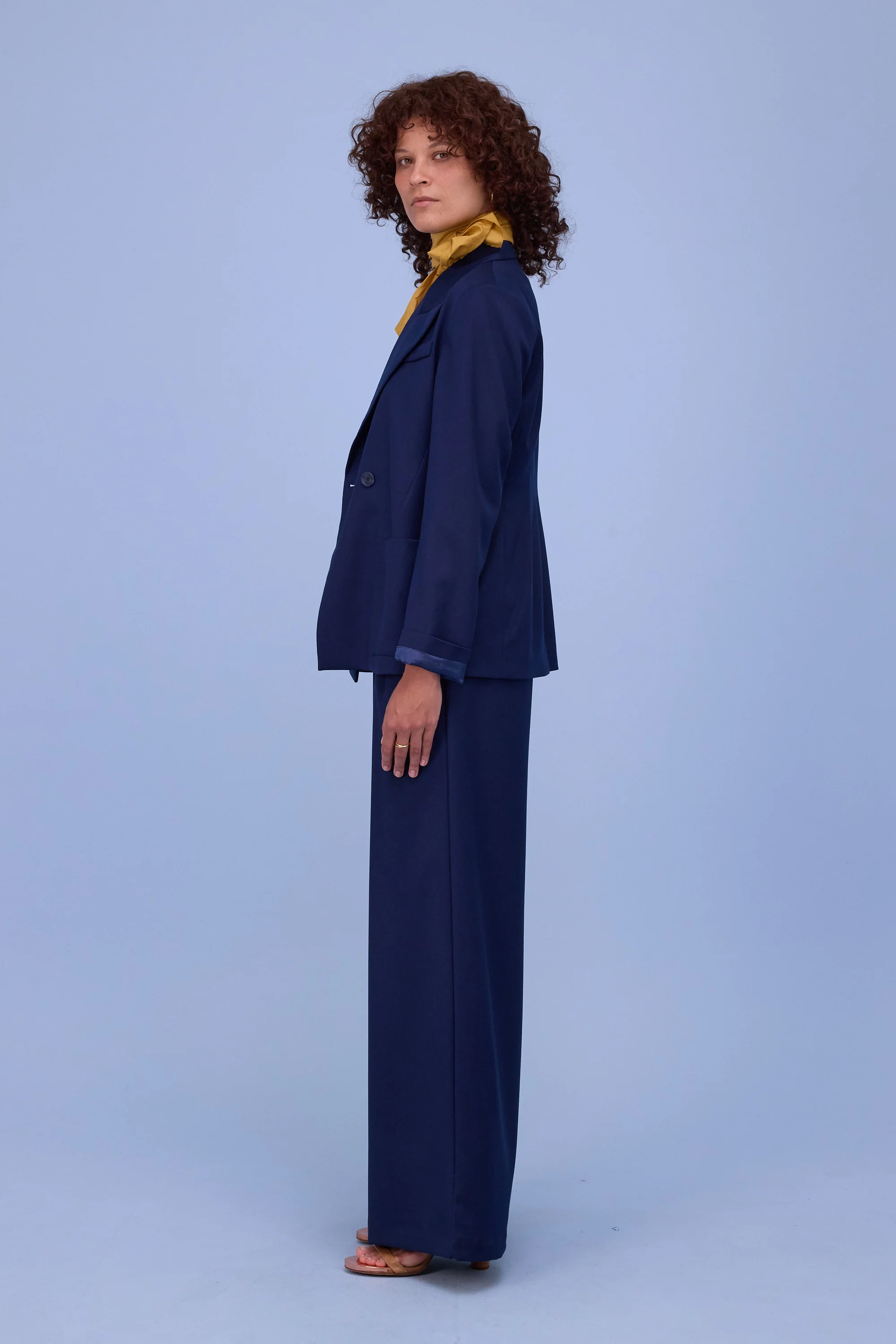 Davos blazer in navy - Image 3