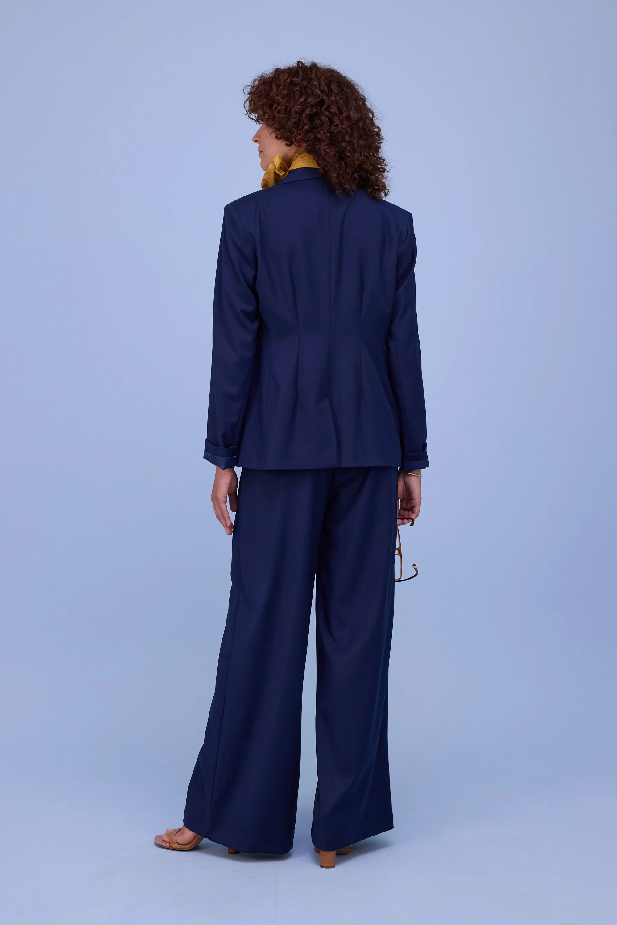 Davos blazer in navy - Image 4