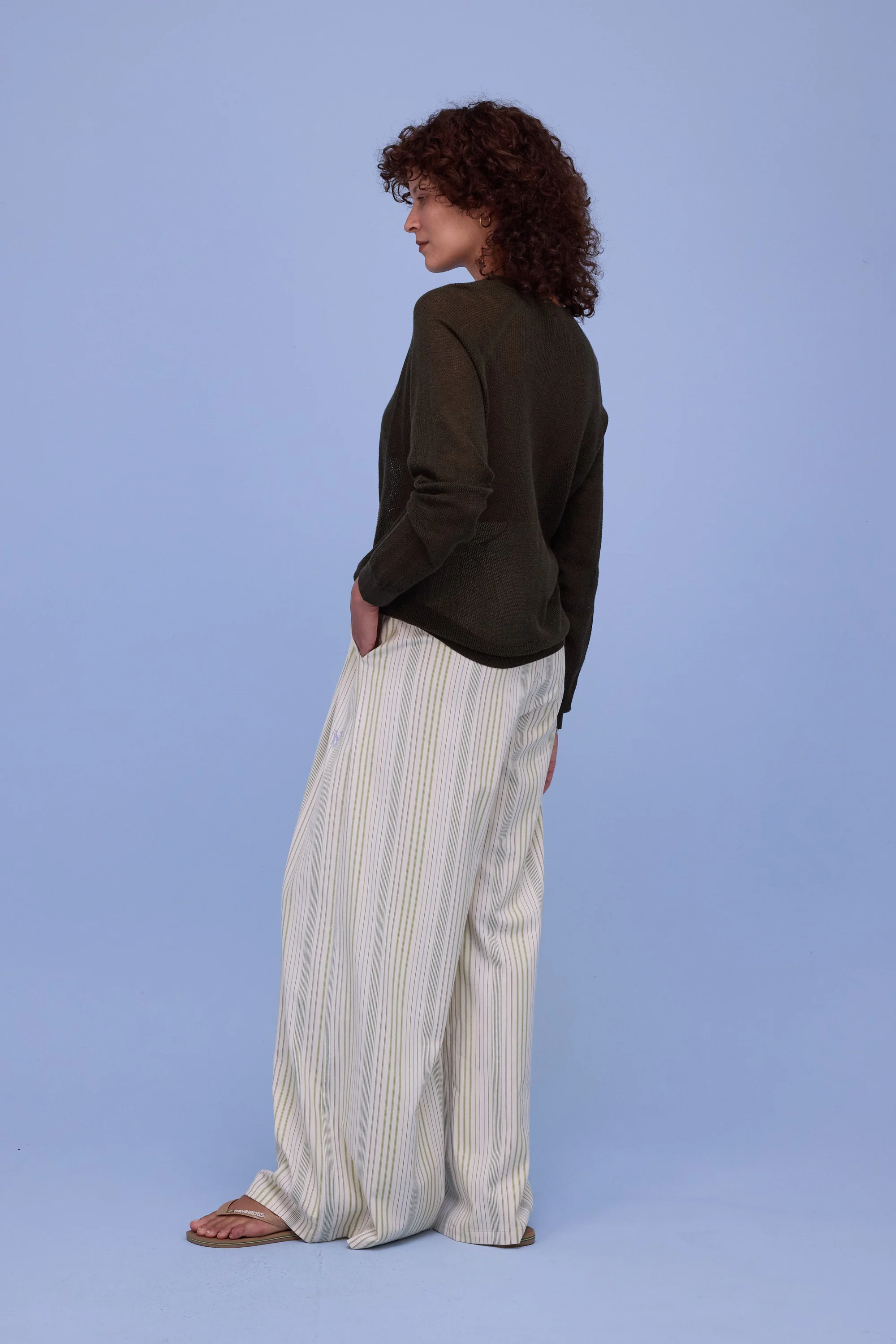 Hartford trui in nori green - Image 2