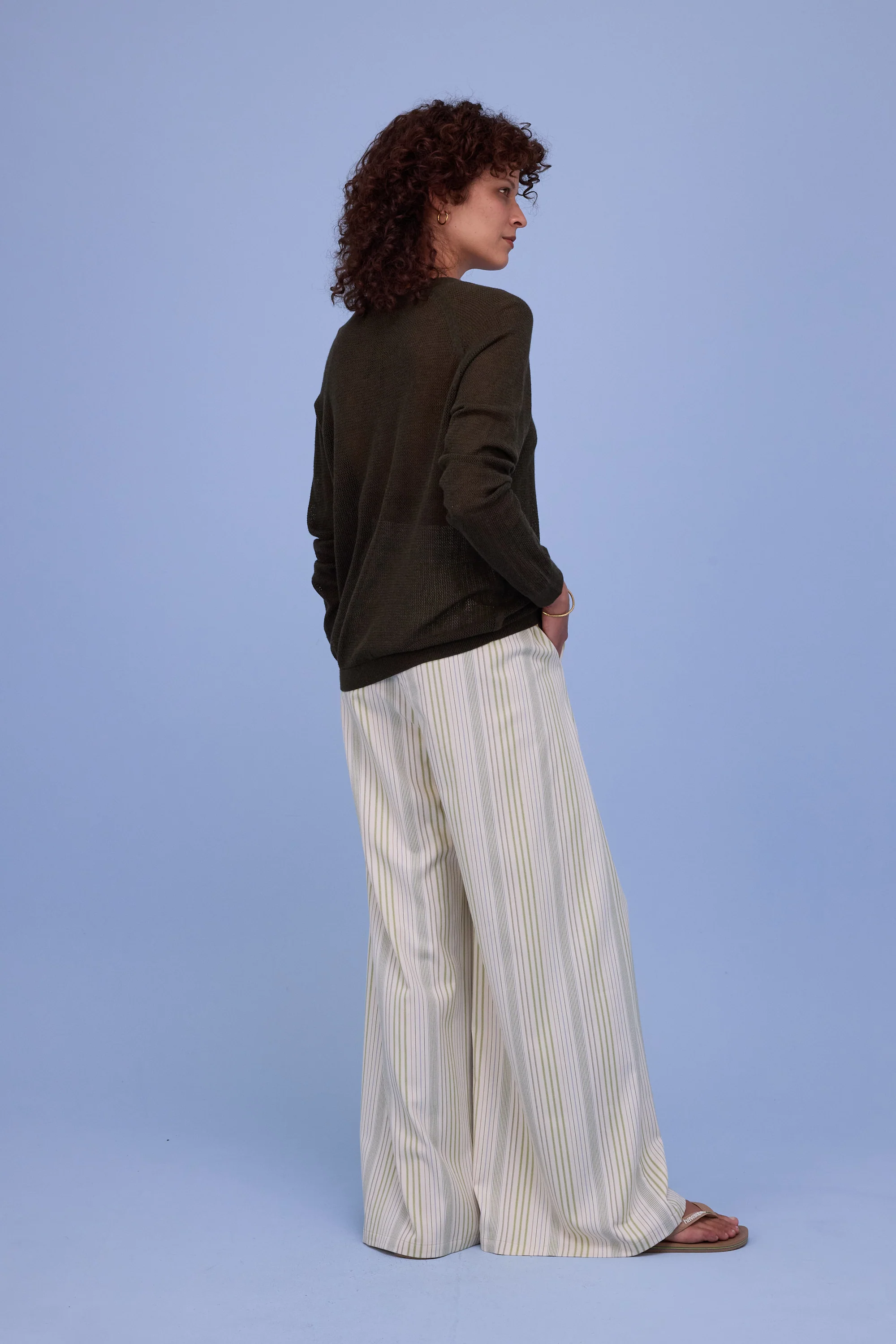 Hartford trui in nori green - Image 3